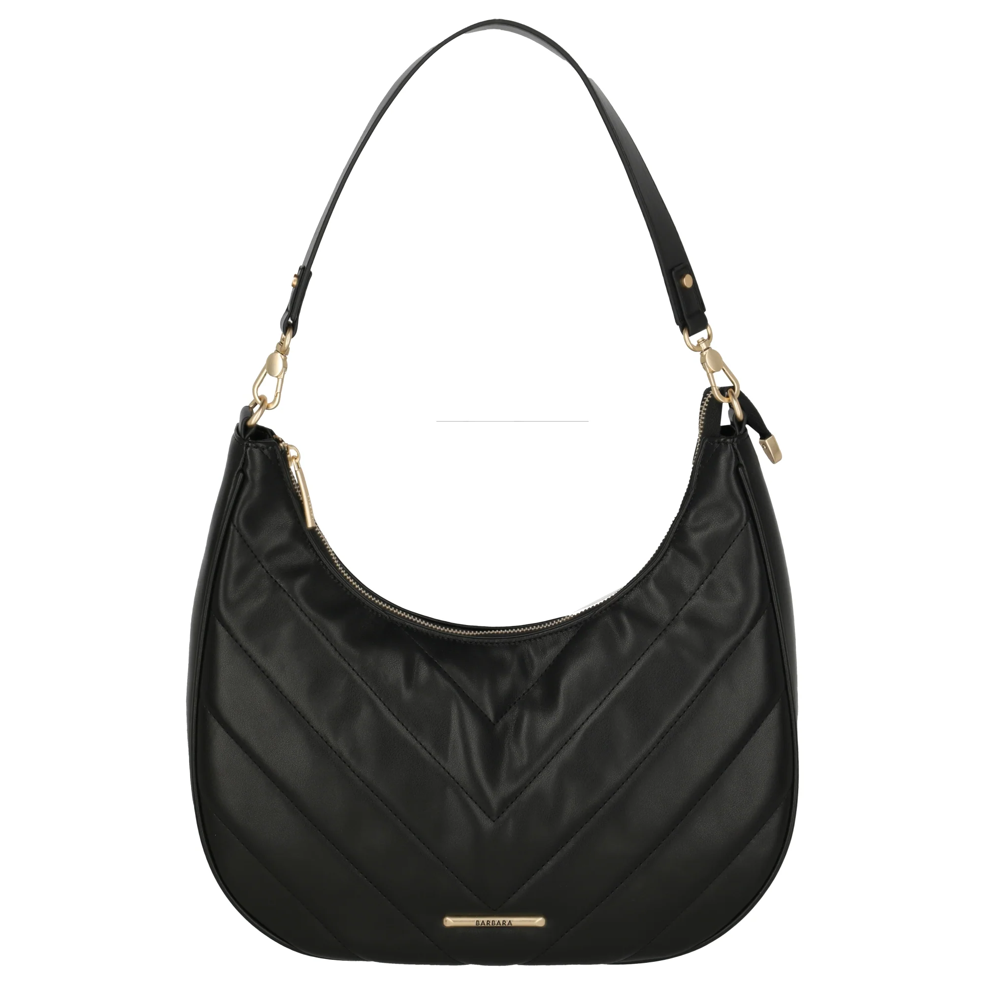 Travelite BARBARA Cozy Hobo Bag - Schultertasche 35 cm (schwarz)