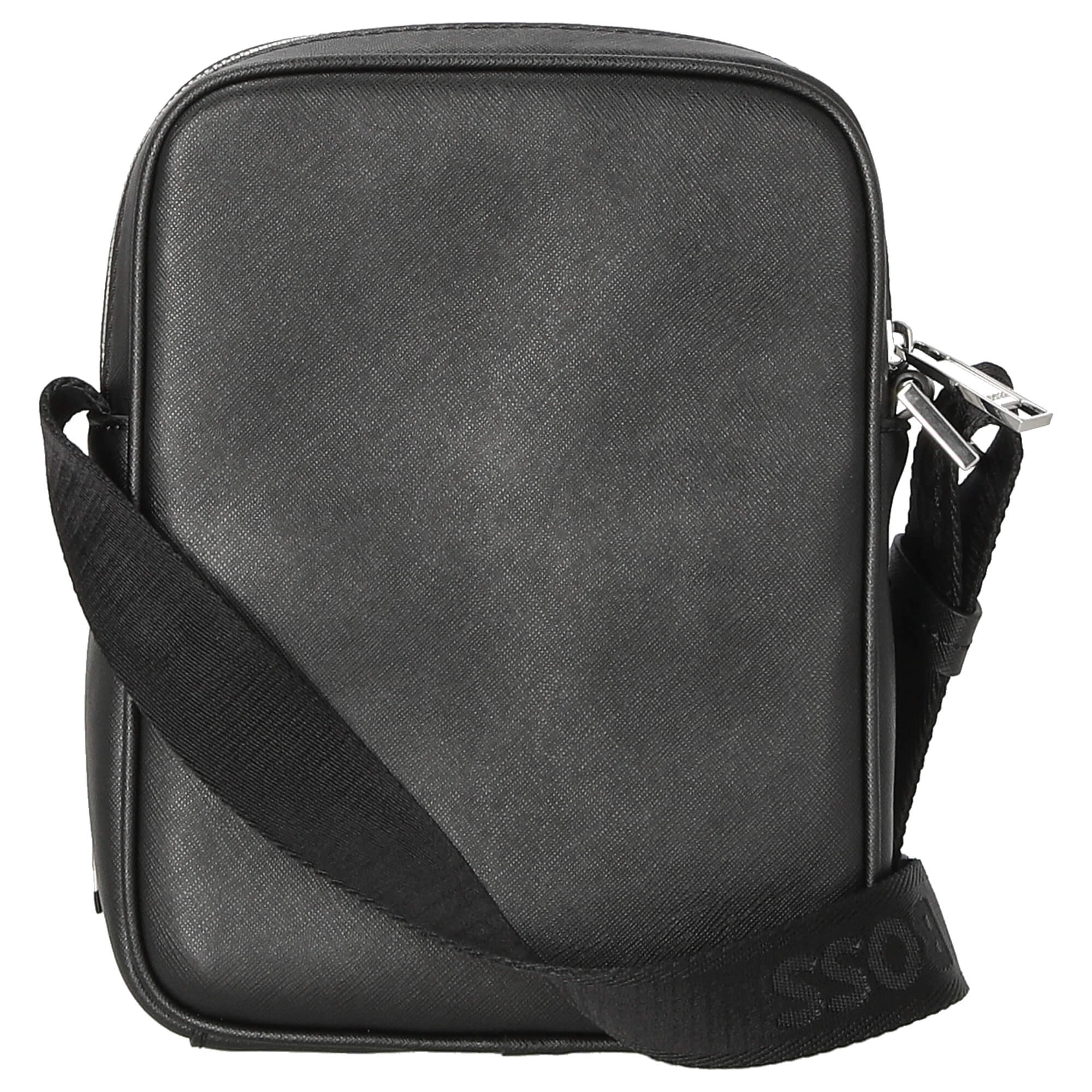 BOSS Zair Ns Zip - Umhängetasche Leder 21 cm (schwarz) - Image 4