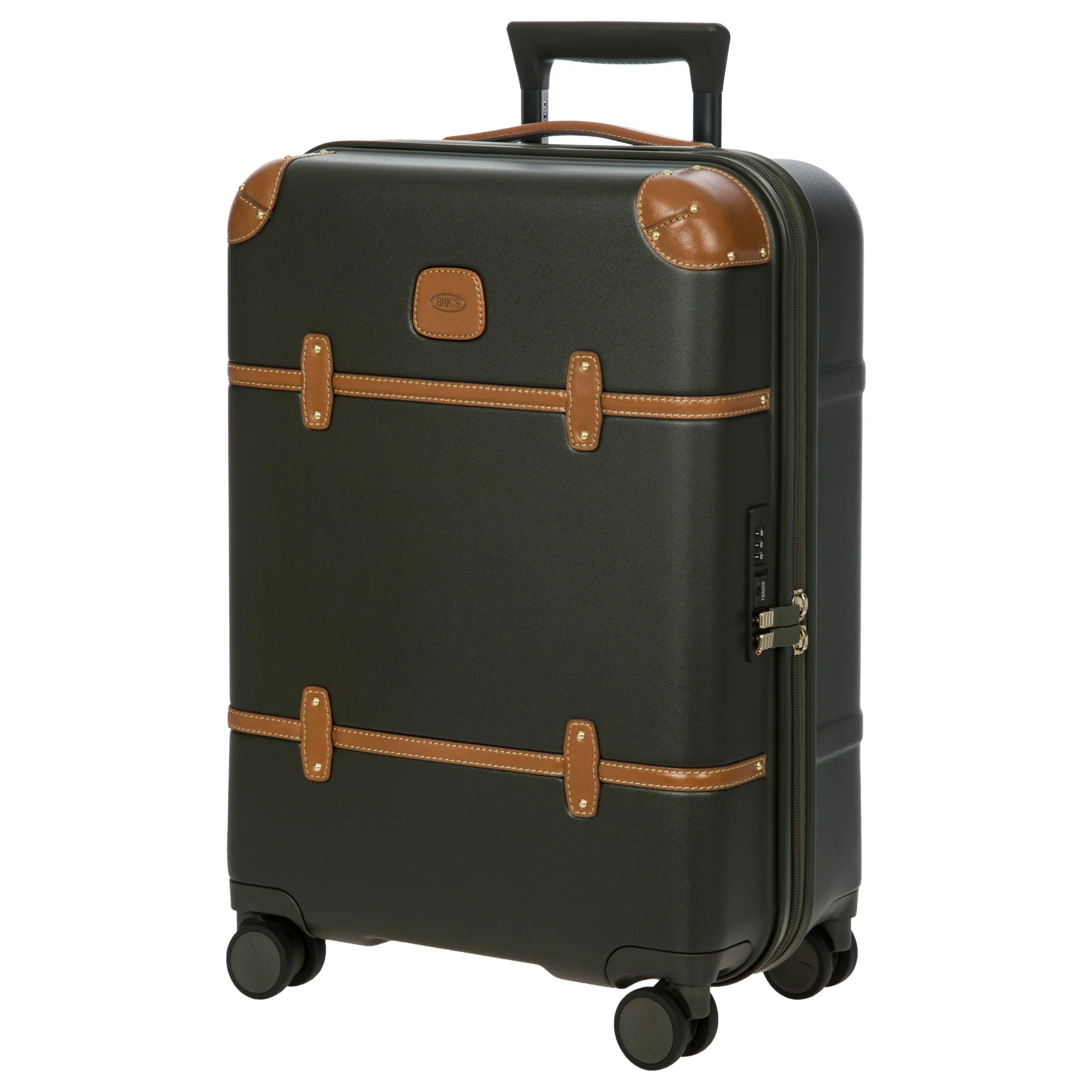 Brics Bellagio - 4-Rollen-Kabinentrolley 55 cm recycelt (olive) - Image 2