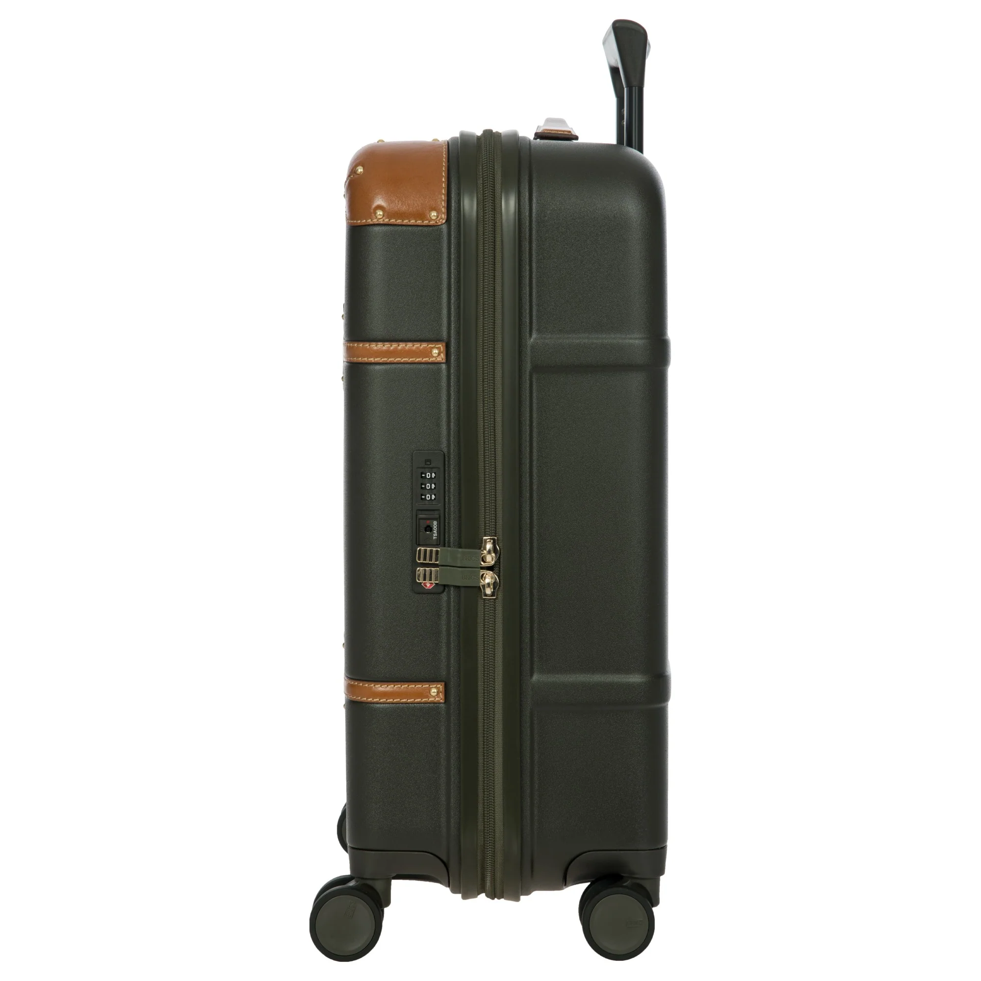 Brics Bellagio - 4-Rollen-Kabinentrolley 55 cm recycelt (olive) - Image 3
