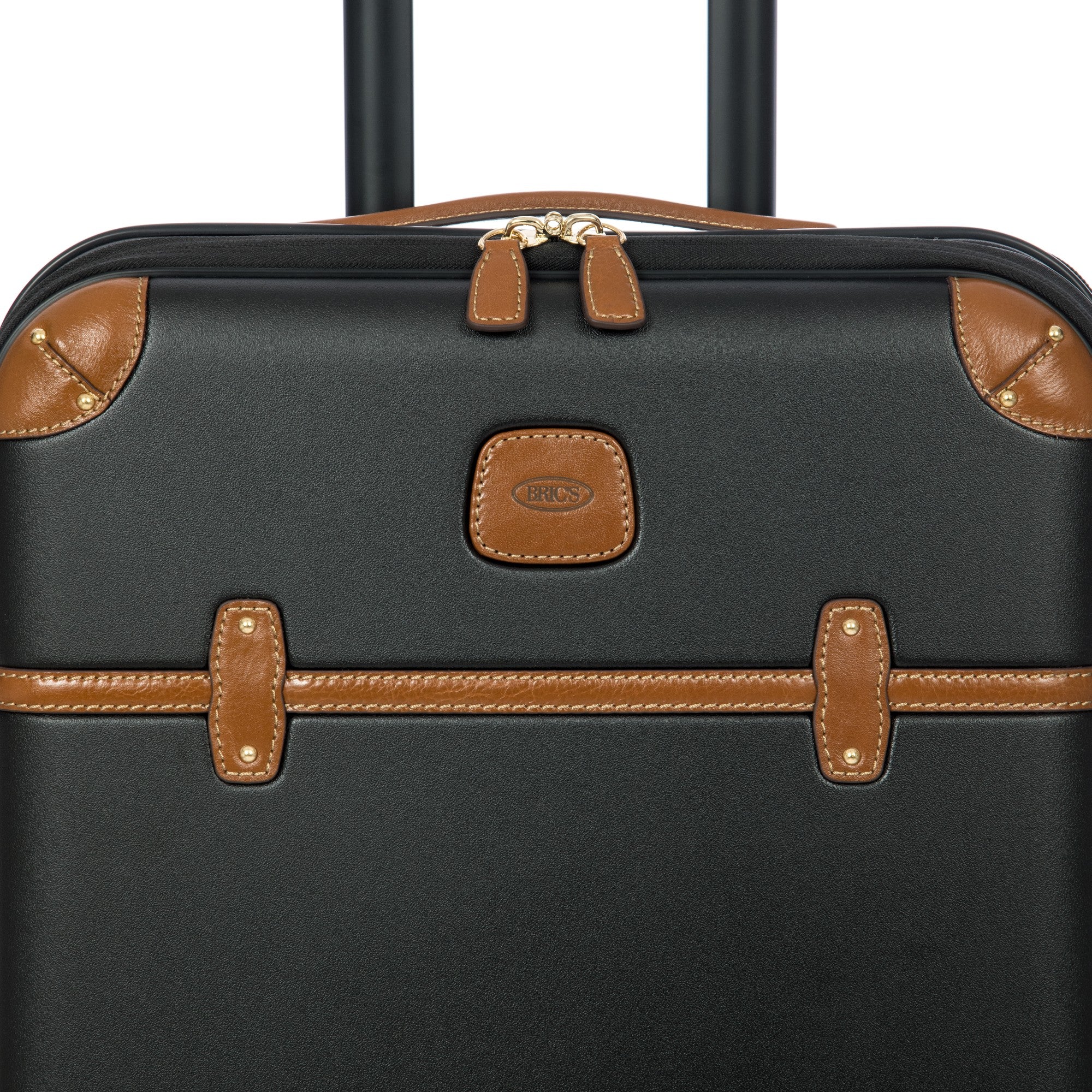Brics Bellagio - 4-Rollen-Kabinentrolley mit Vortasche 55 cm erw. recycelt (black/tan) - Image 11