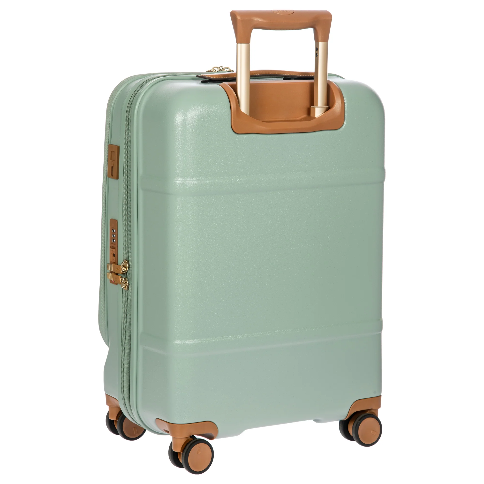 Brics Bellagio - 4-Rollen-Kabinentrolley mit Vortasche S 55 cm erw. USB (eucalyptus) - Image 4