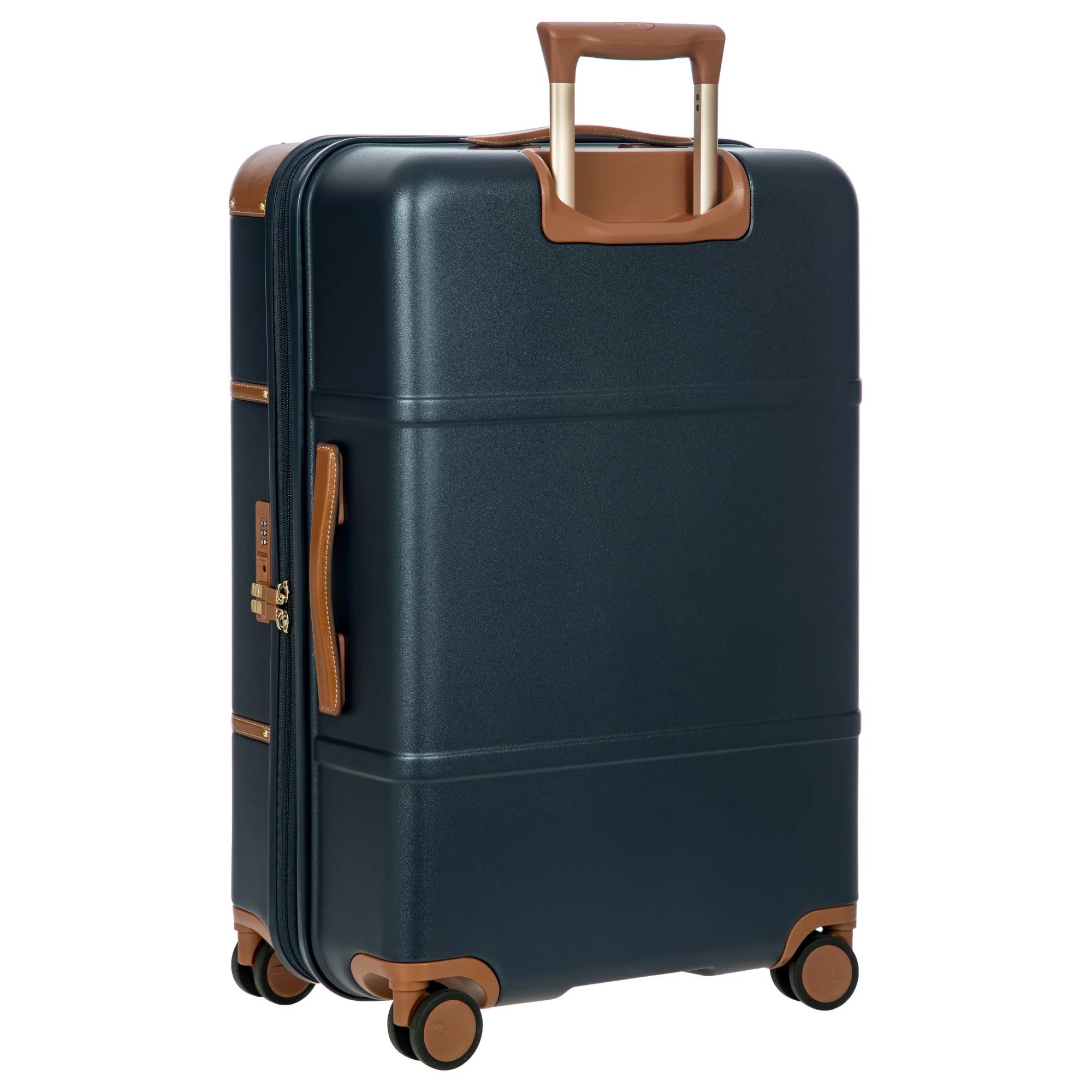 Brics Bellagio - 4-Rollen-Trolley 70.5 cm erw. recycelt (blue/tan) - Image 3