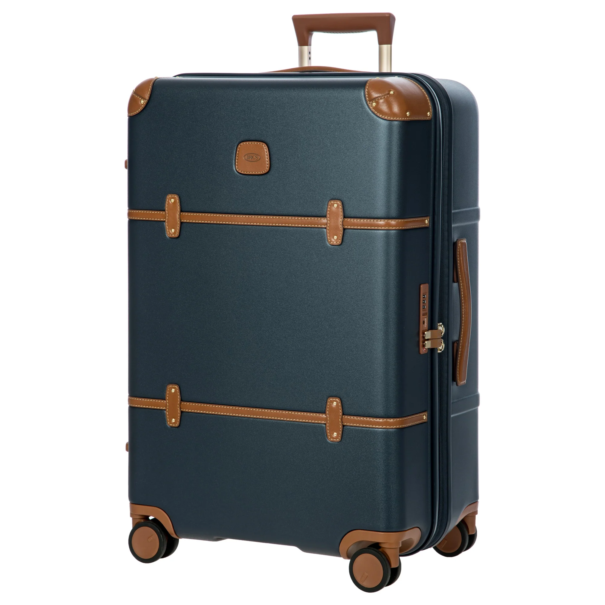 Brics Bellagio - 4-Rollen-Trolley 70.5 cm erw. recycelt (blue/tan) - Image 5