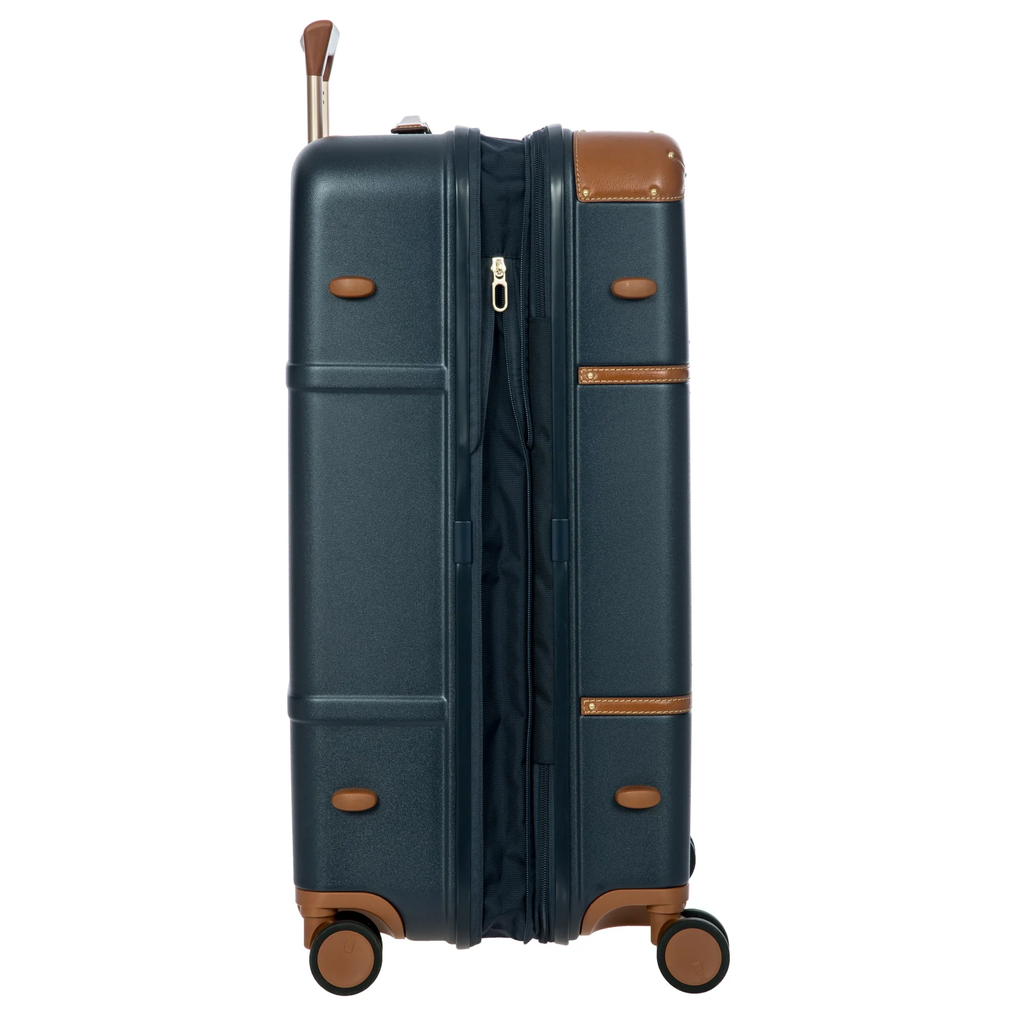 Brics Bellagio - 4-Rollen-Trolley 70.5 cm erw. recycelt (blue/tan) - Image 6