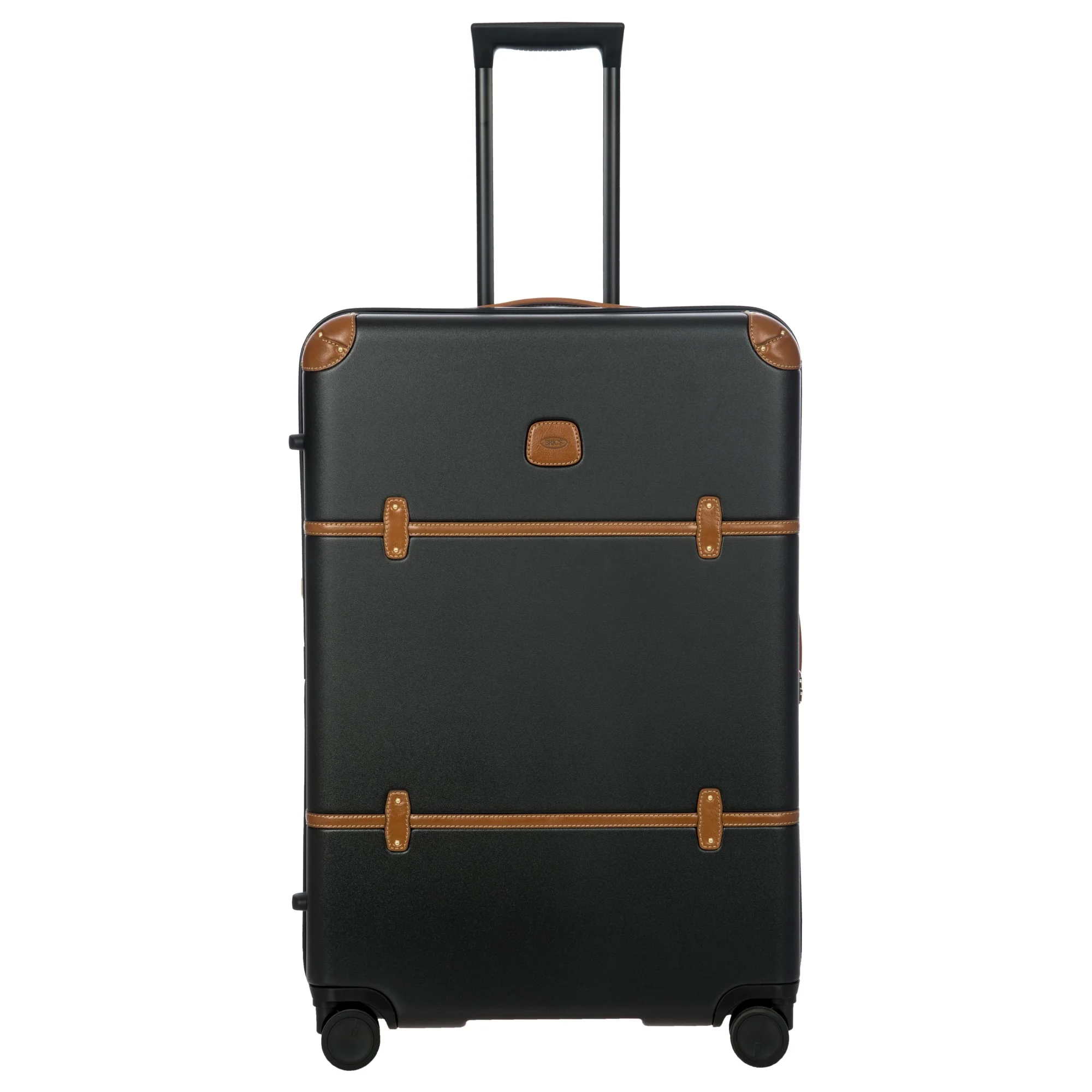 Brics Bellagio - 4-Rollen-Trolley 76 cm erw. recycelt (black/tan)
