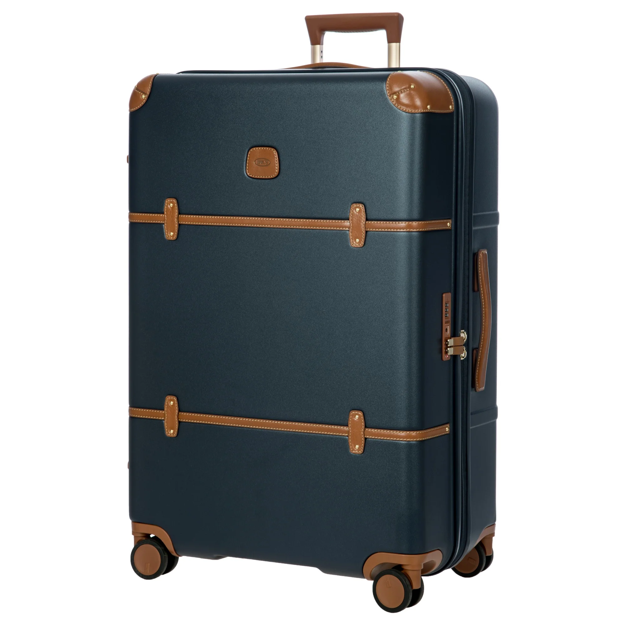 Brics Bellagio - 4-Rollen-Trolley 76 cm erw. recycelt (blue/tan) - Image 5