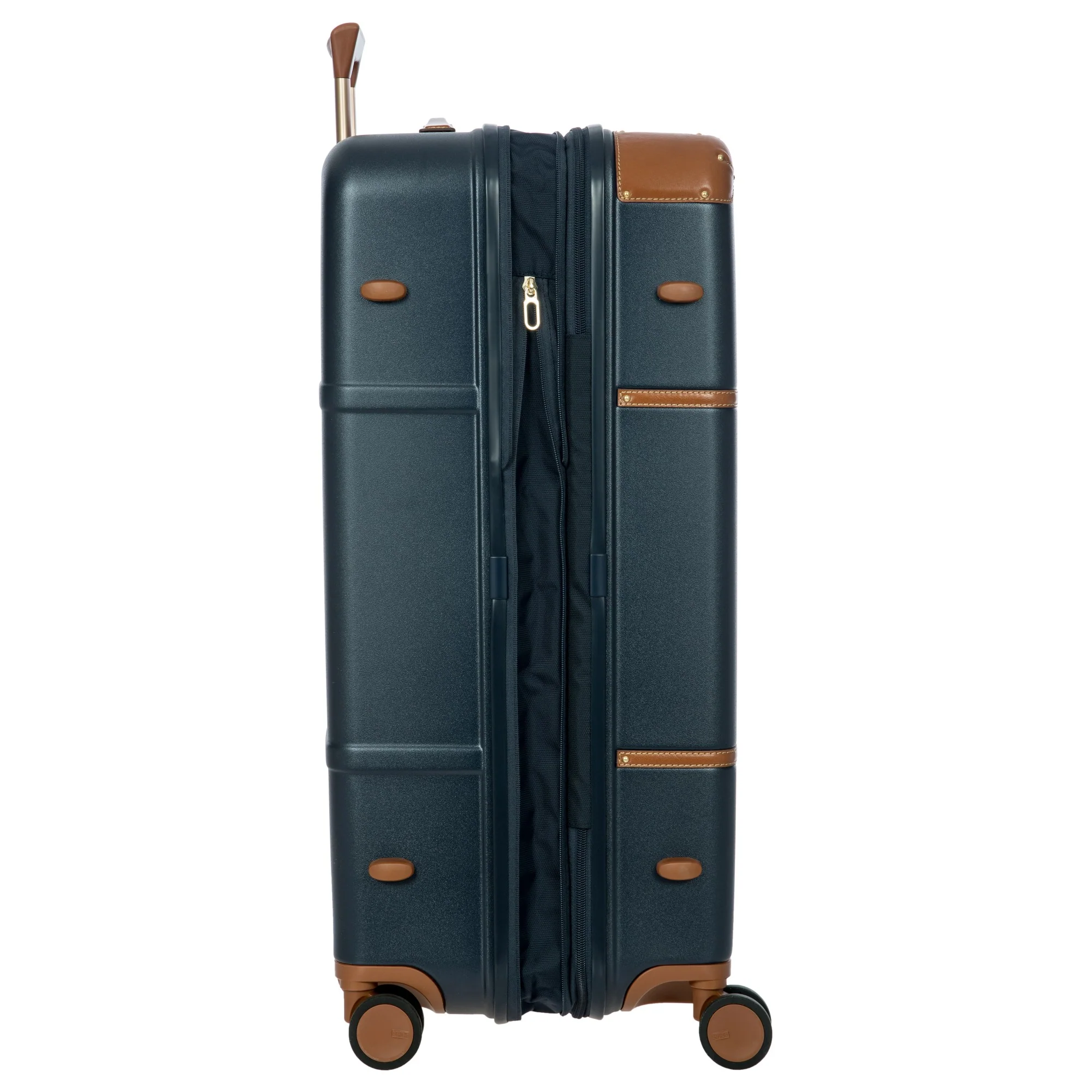 Brics Bellagio - 4-Rollen-Trolley 76 cm erw. recycelt (blue/tan) - Image 8