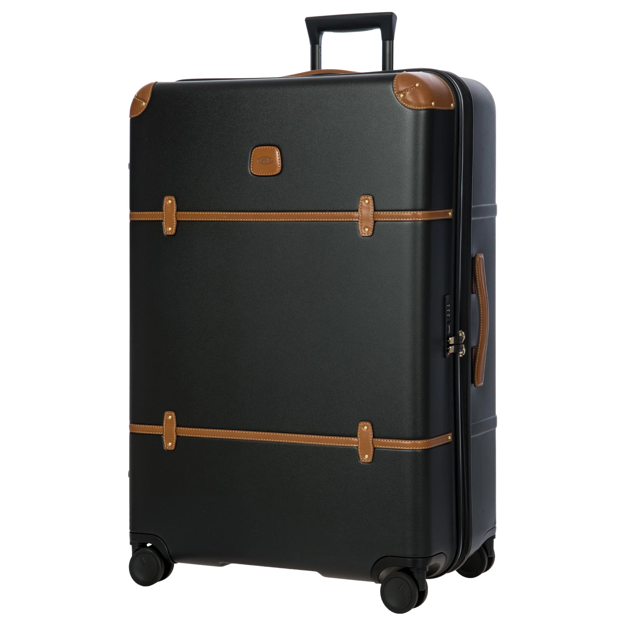 Brics Bellagio - 4-Rollen-Trolley 82 cm erw. recycelt (black/tan) - Image 5