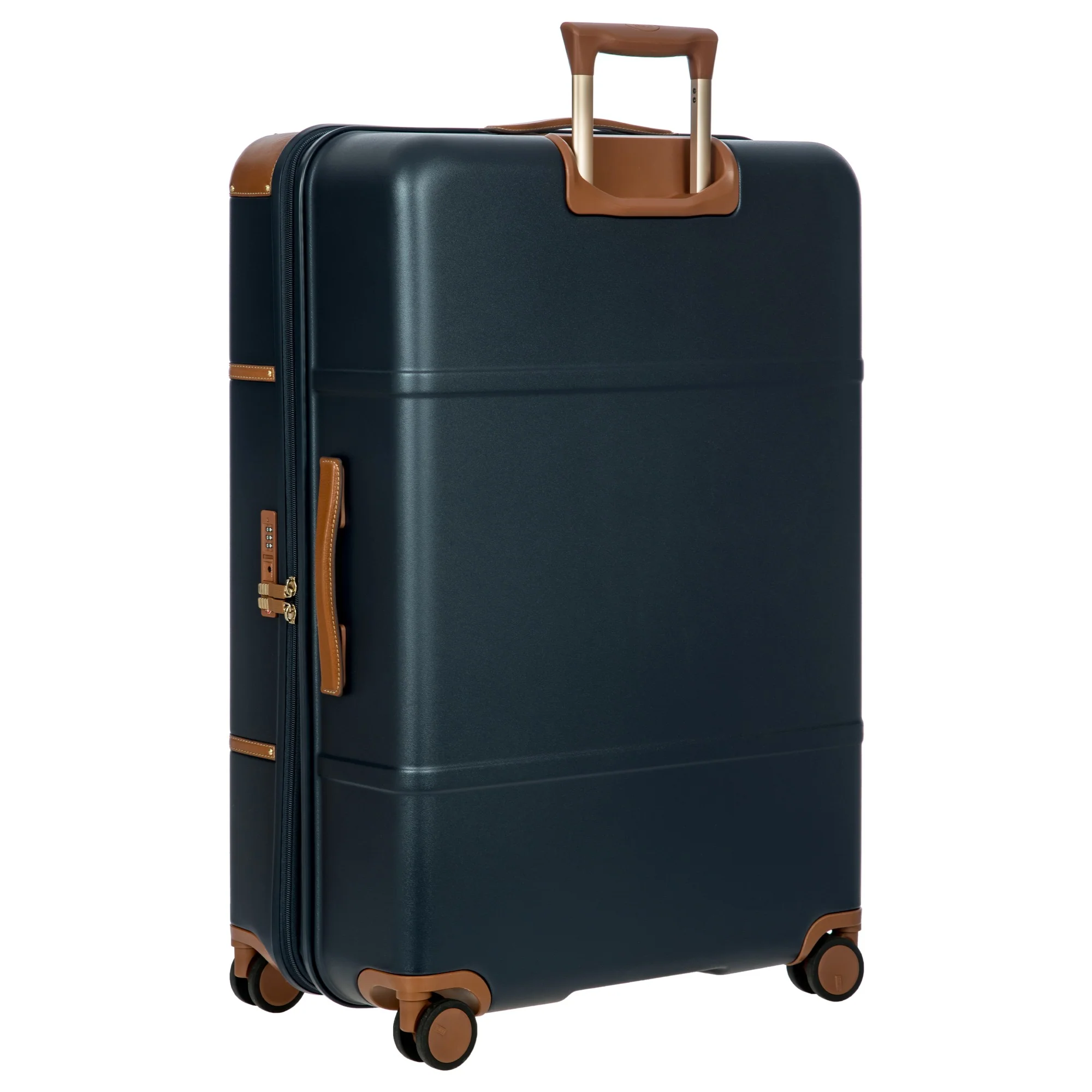 Brics Bellagio - 4-Rollen-Trolley 82 cm erw. recycelt (blue/tan) - Image 3