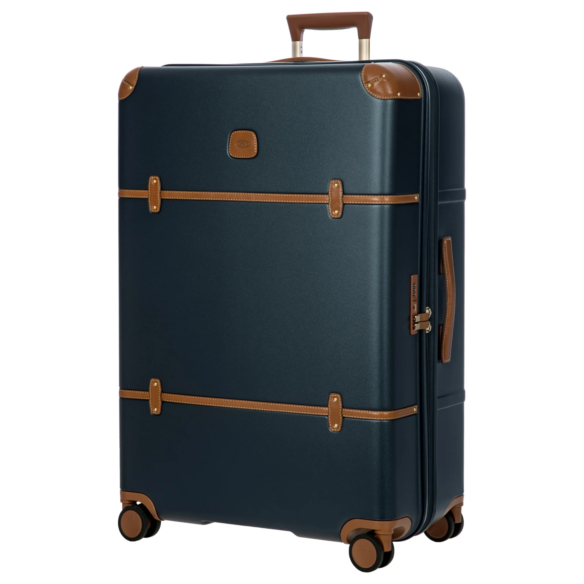 Brics Bellagio - 4-Rollen-Trolley 82 cm erw. recycelt (blue/tan) - Image 5