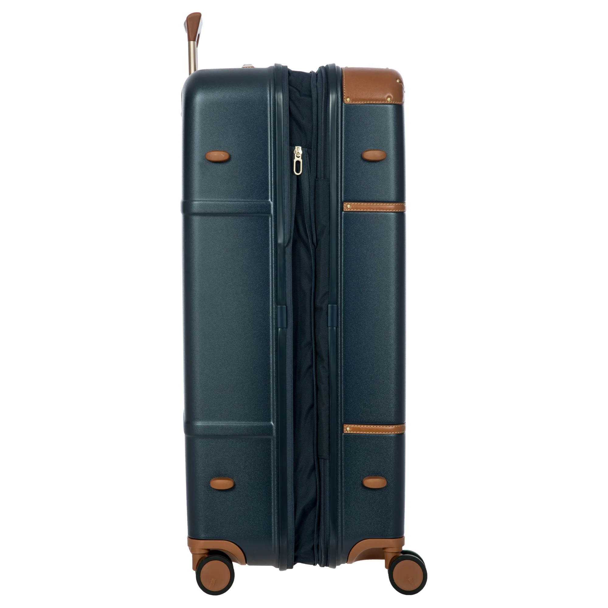 Brics Bellagio - 4-Rollen-Trolley 82 cm erw. recycelt (blue/tan) - Image 8