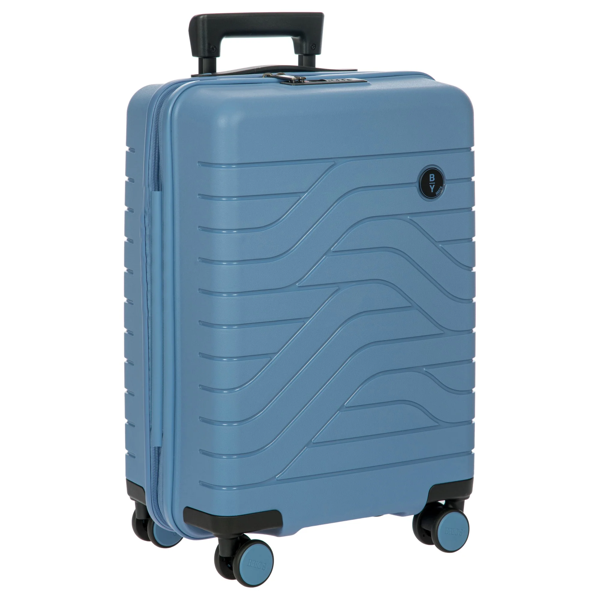 Brics BY Ulisse - 4-Rollen-Kabinentrolley 55 cm (grey blue) - Image 4