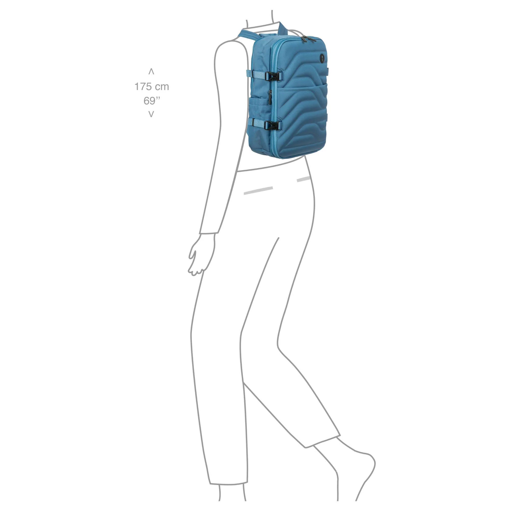 Brics BY Ulisse Soft - Reiserucksack 15" 42 cm erw. (avio) - Image 7