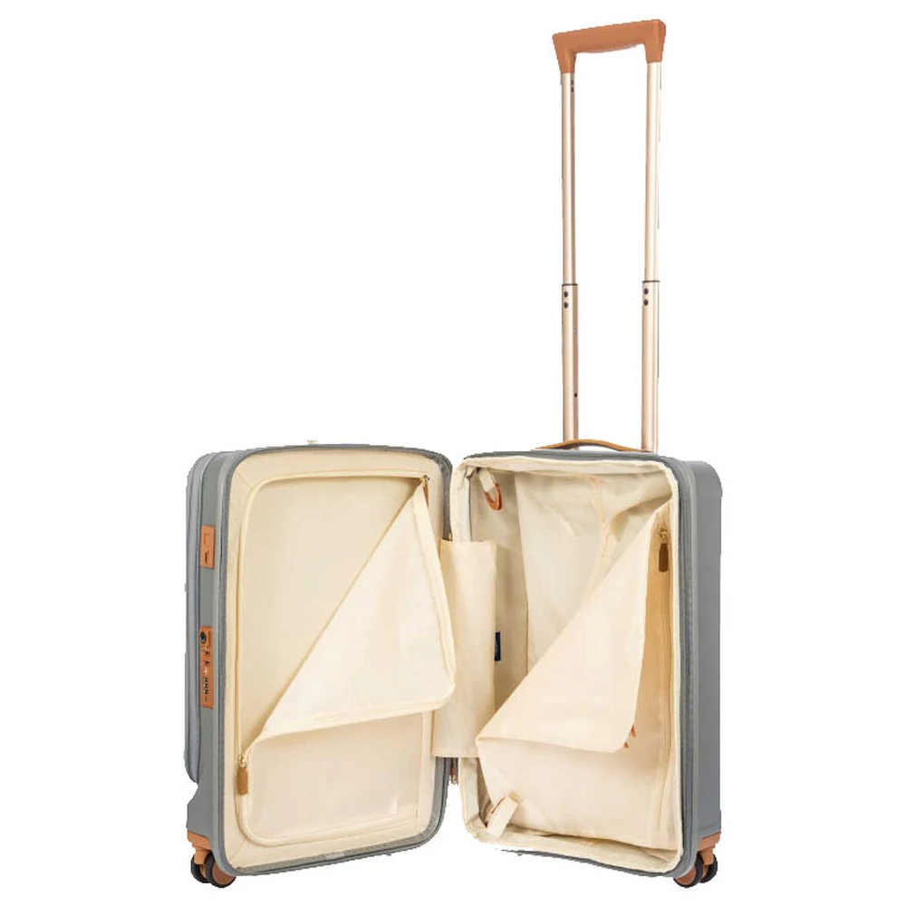 Brics Capri - 4-Rollen-Kabinentrolley mit Vortasche 55 cm (silver) - Image 6