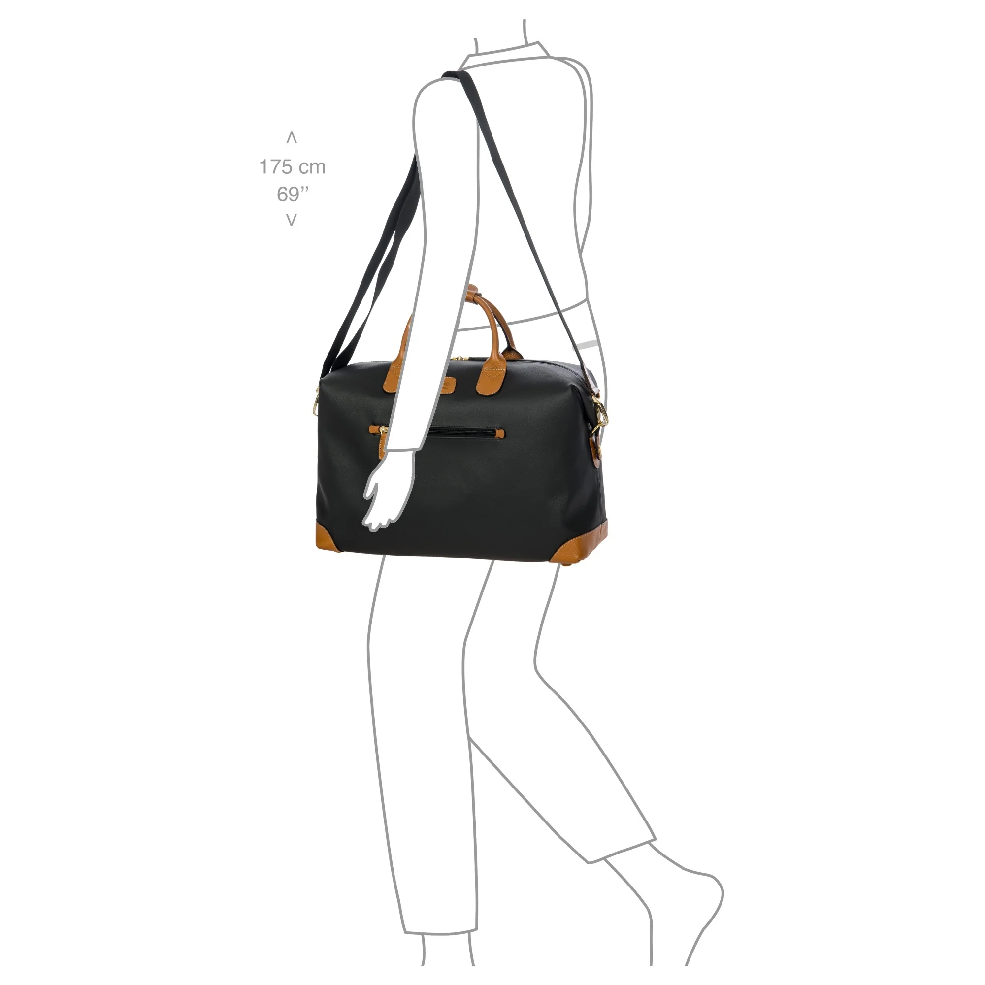 Brics Firenze Weekender - Reisetasche 43 cm (black) - Image 7