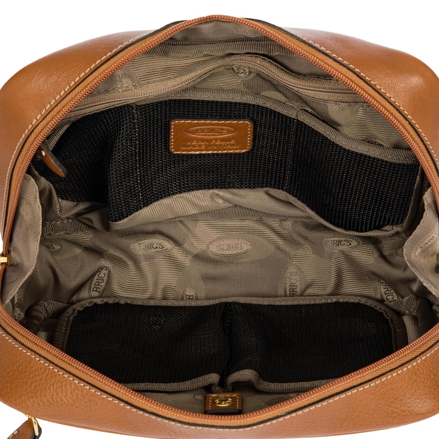 Brics Life Pelle - Kulturbeutel 25 cm (cognac) - Image 5