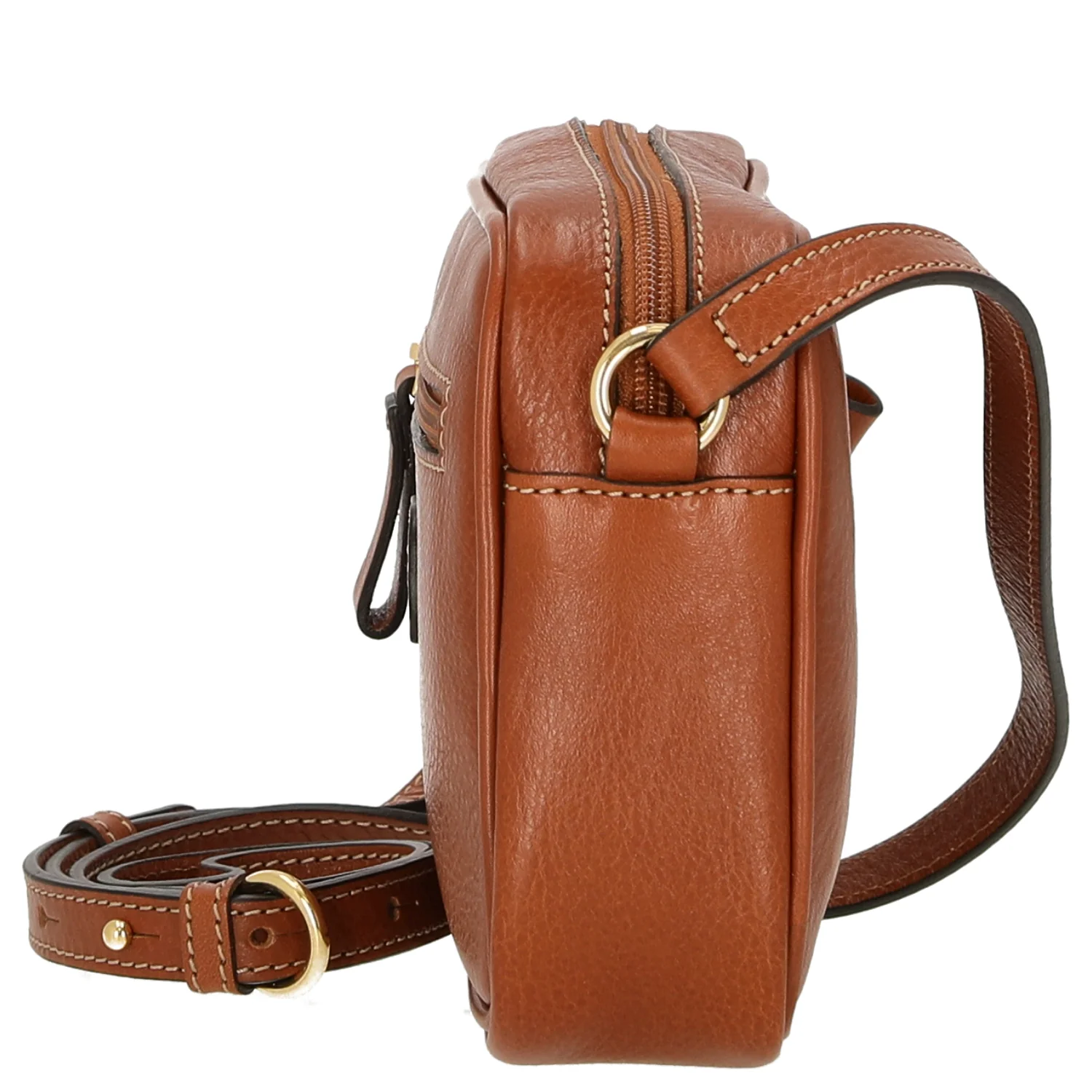 Brics Life Pelle - Umhängetasche 21 cm (cognac) - Image 3