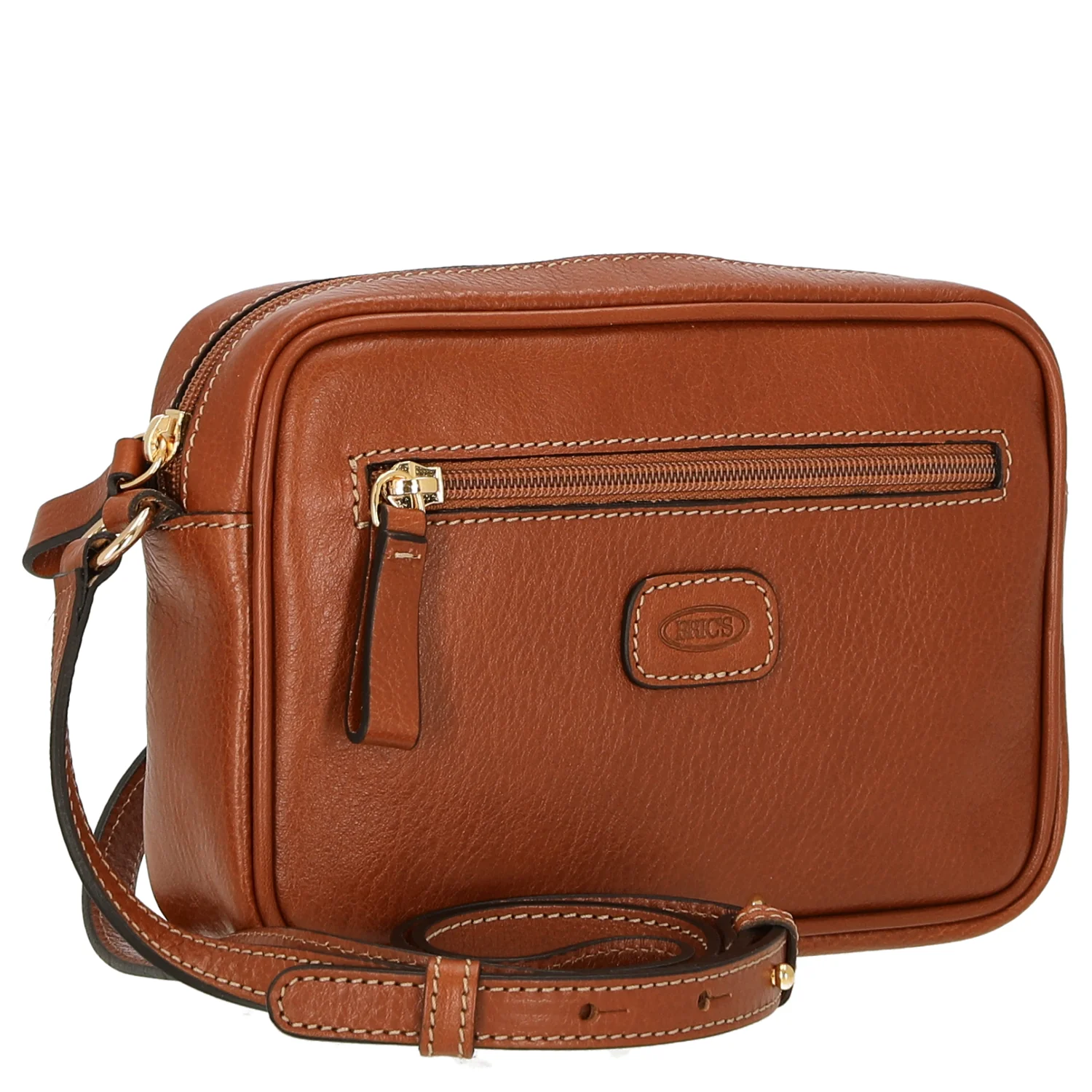 Brics Life Pelle - Umhängetasche 21 cm (cognac) - Image 5