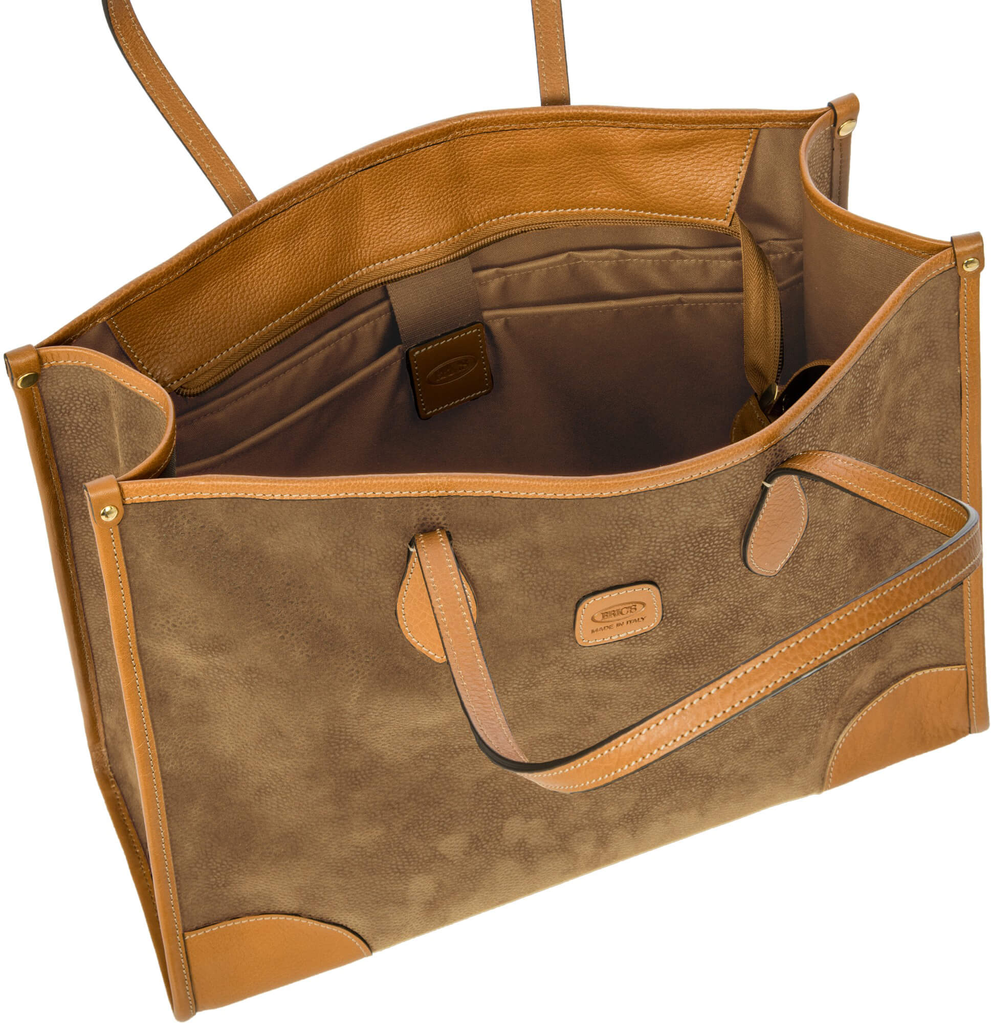 Brics Life - Shopper 14,1" 40.5 cm (camel) - Image 5