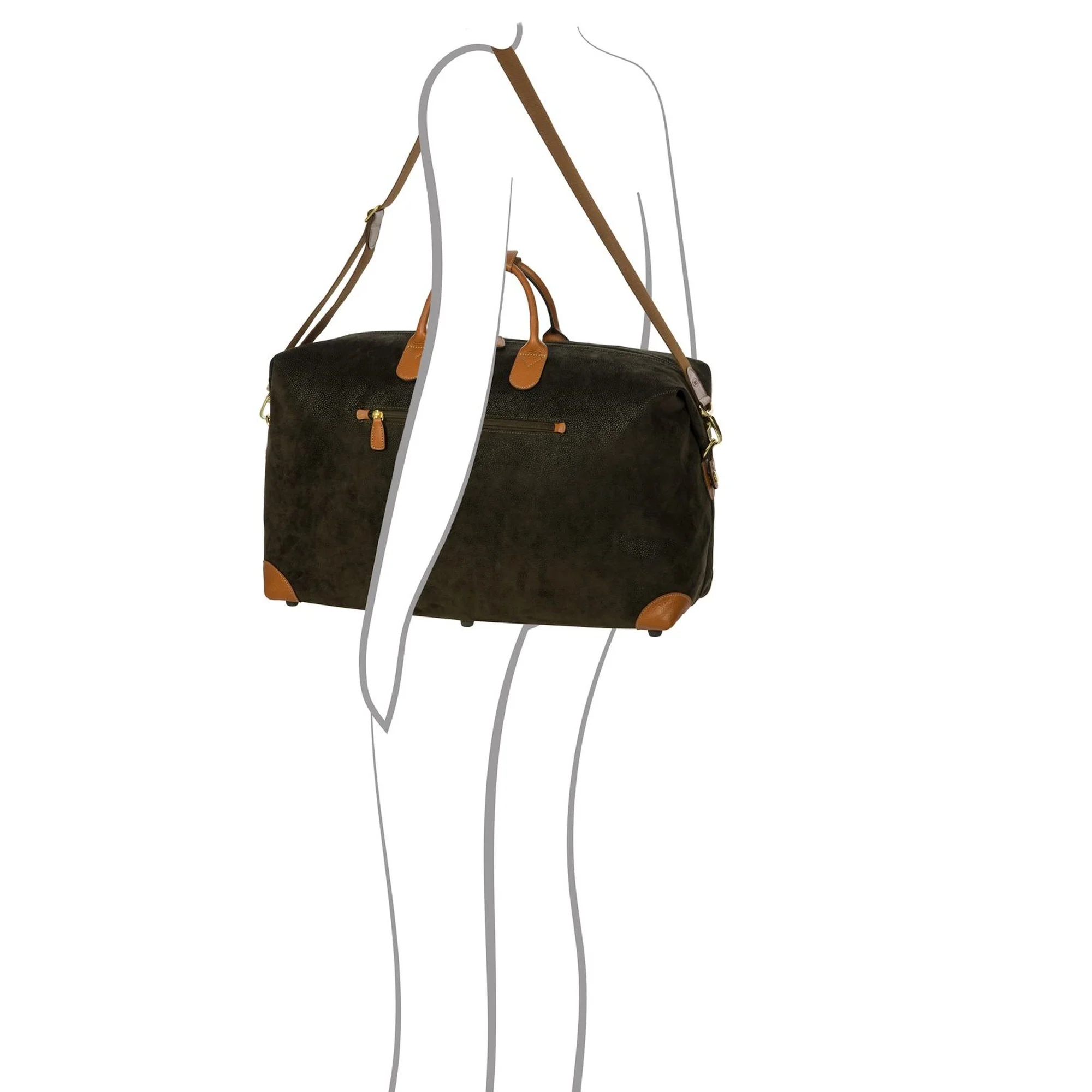 Brics Life Weekender - Reisetasche 55 cm (olive) - Image 7