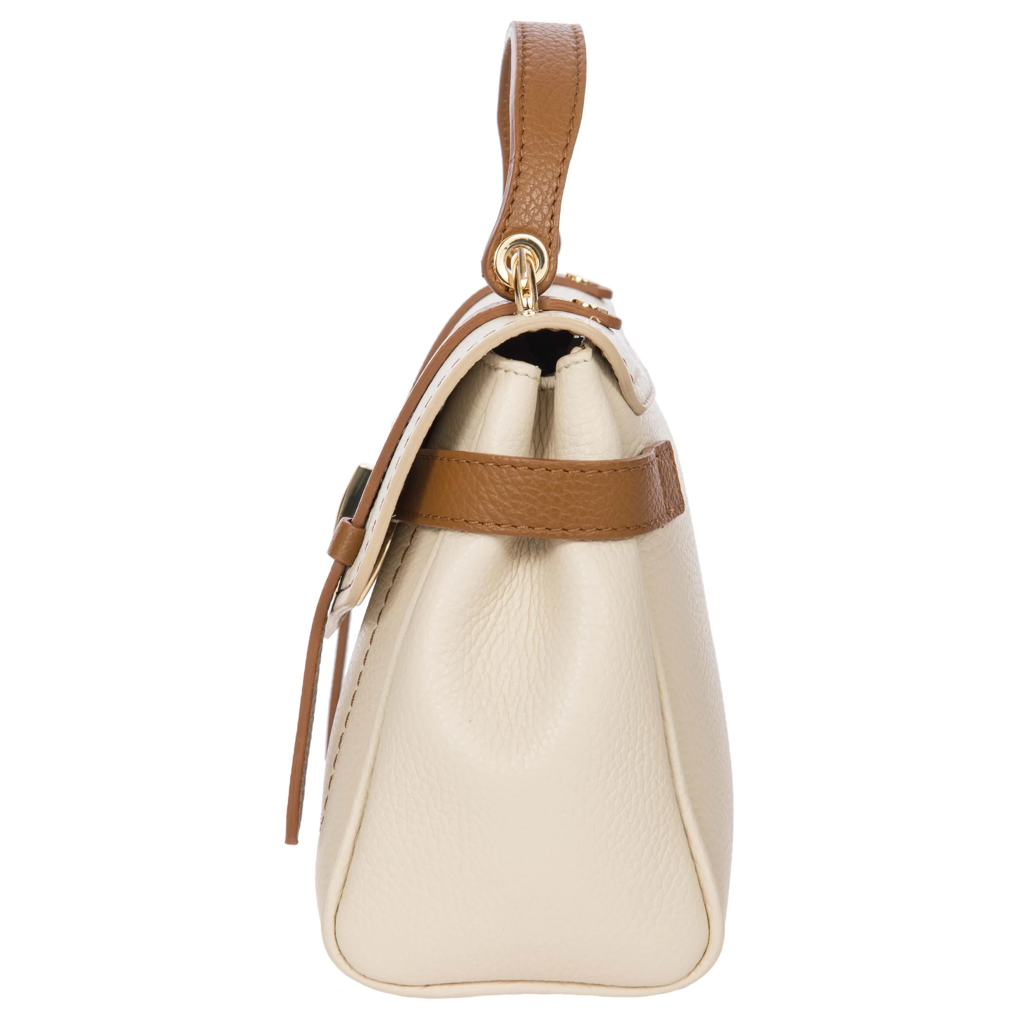 Brics Ninfea - Henkeltasche 25 cm (cream/caramel) - Image 3