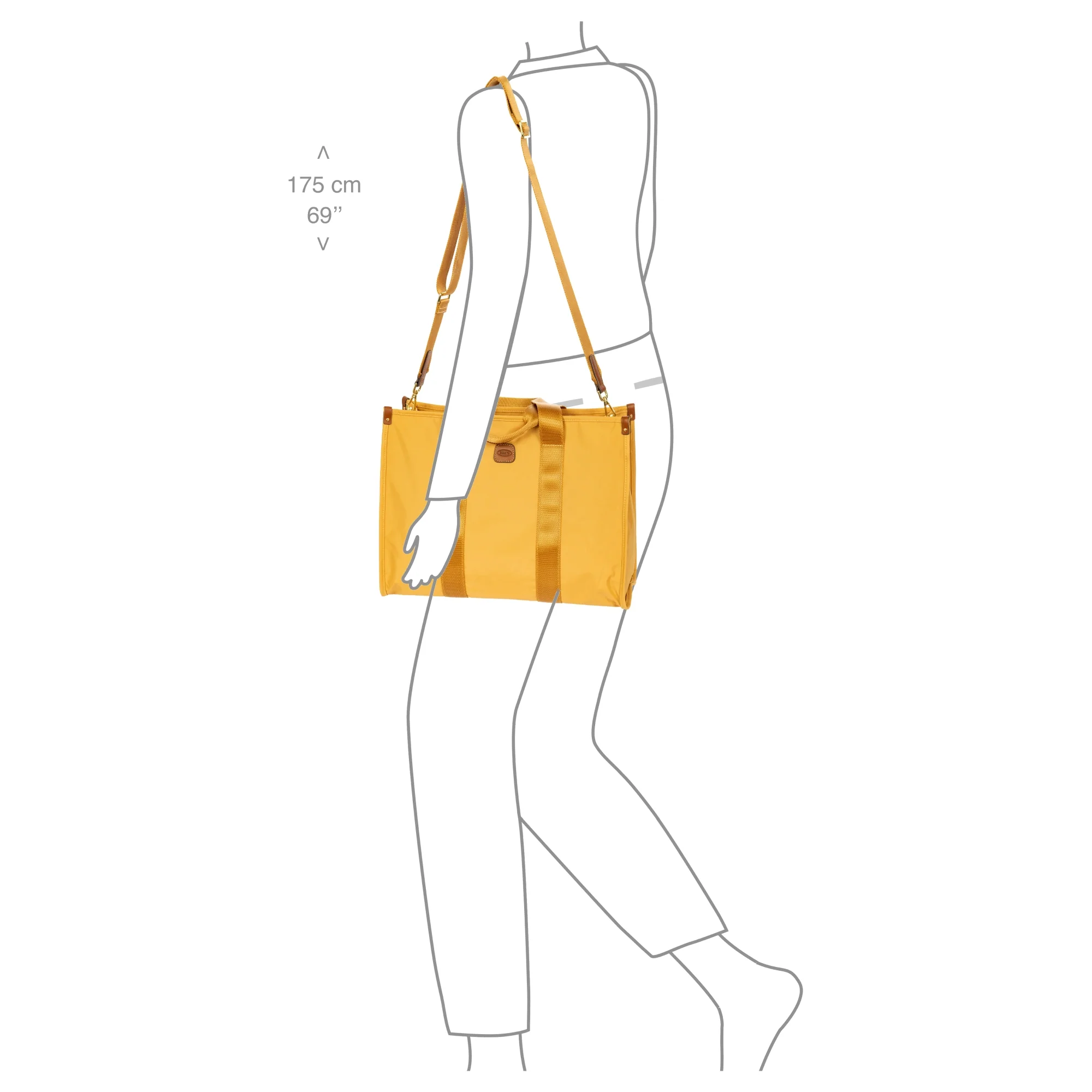 Brics Opera Bag - Henkeltasche L 40.5 cm (honey) - Image 7