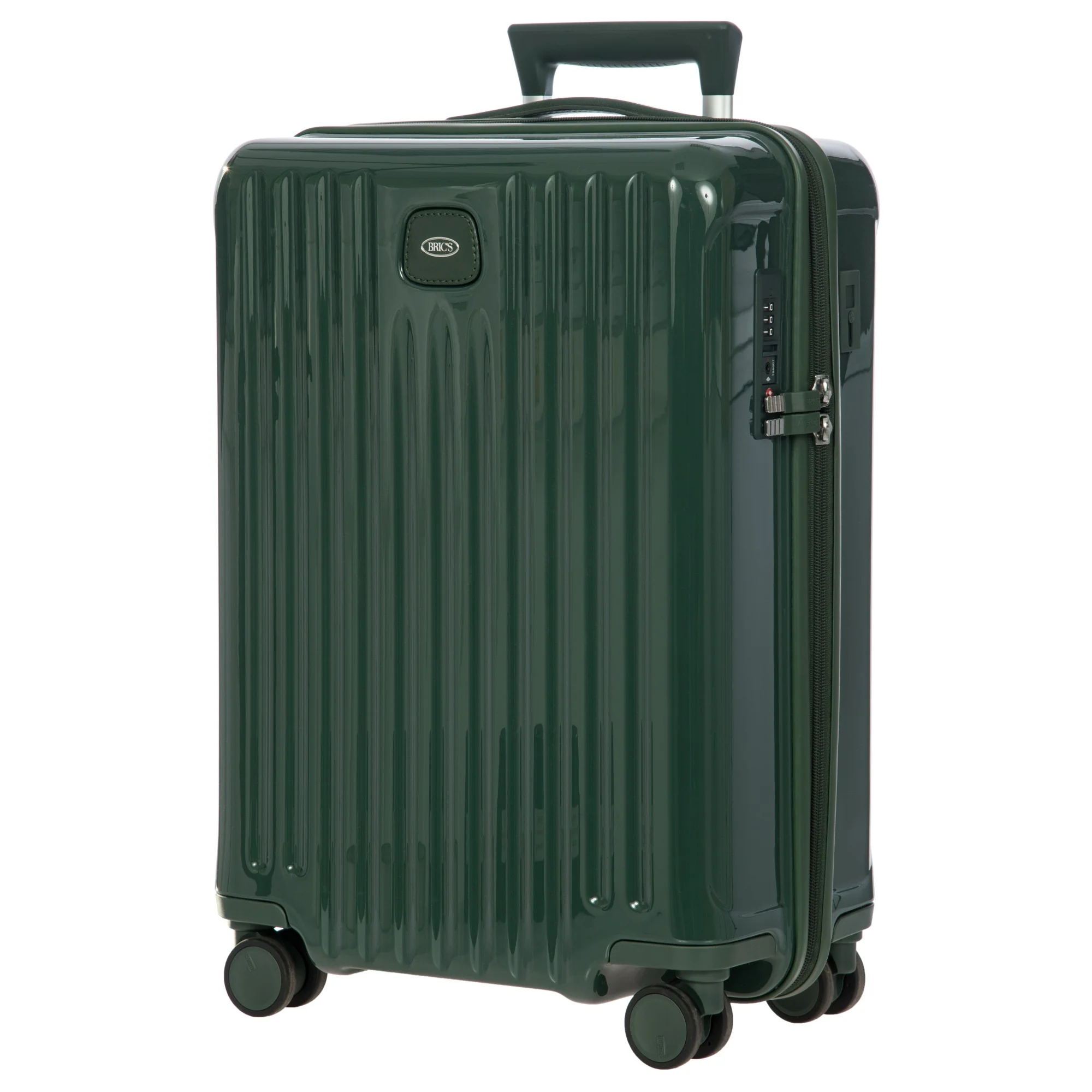 Brics Positano - 4-Rollen Kabinentrolley 55 cm USB (emerald green) - Image 5