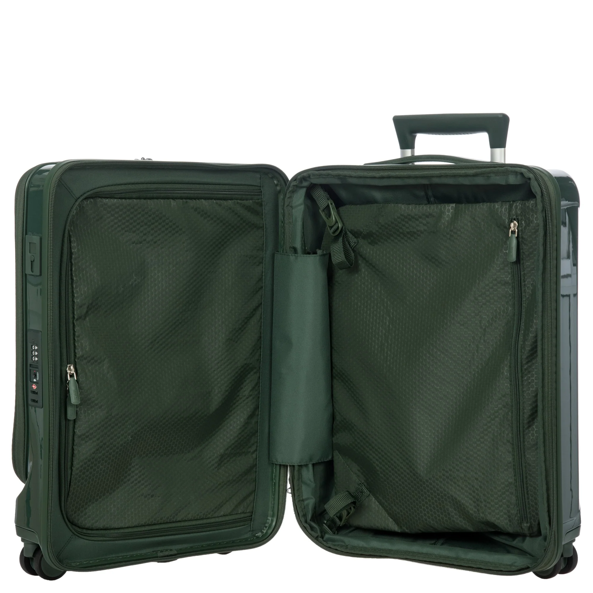 Brics Positano - 4-Rollen Kabinentrolley 55 cm USB erw. (emerald green) - Image 6