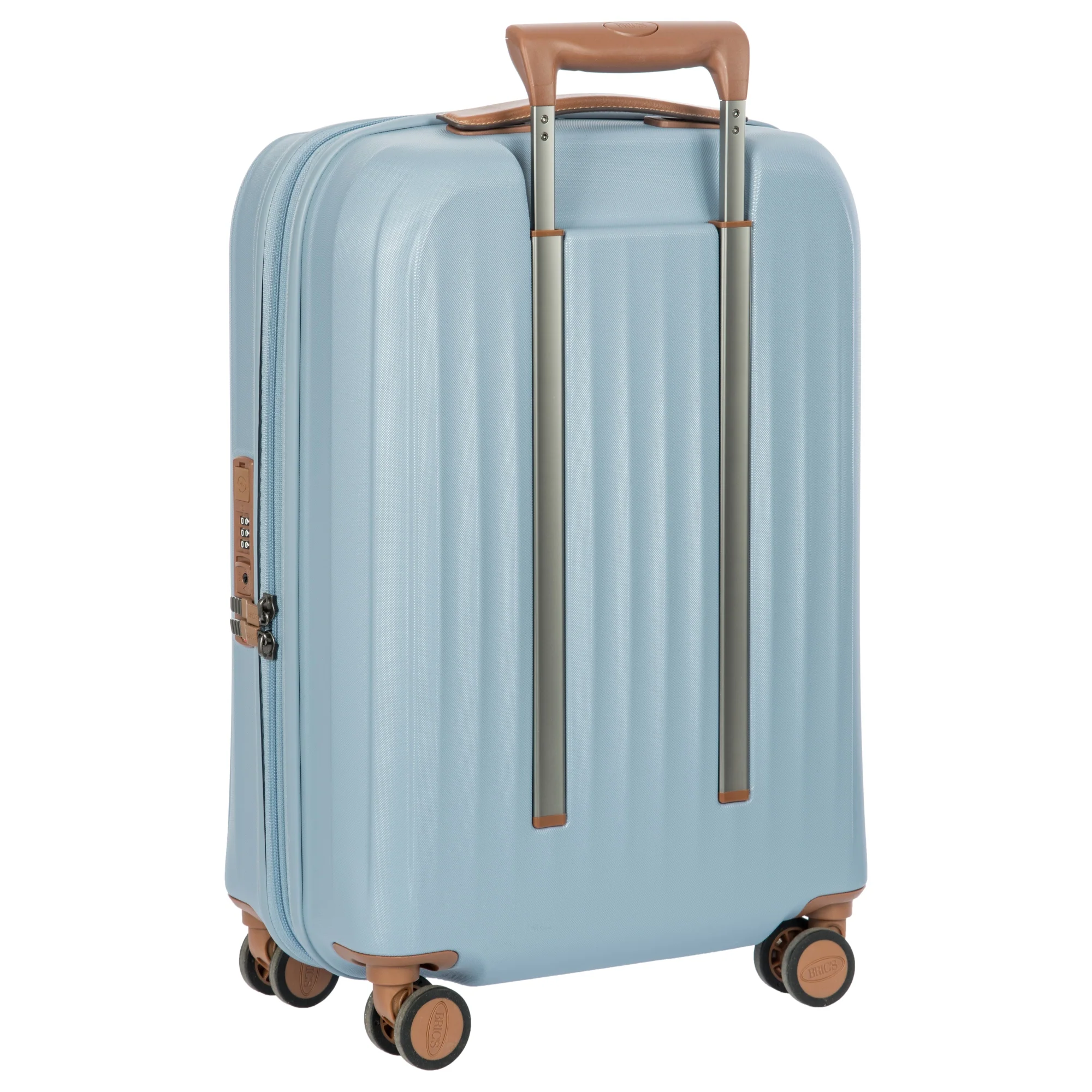 Brics Taormina - 4-Rollen-Kabinentrolley S 55 cm erw. USB (hellblau) - Image 4