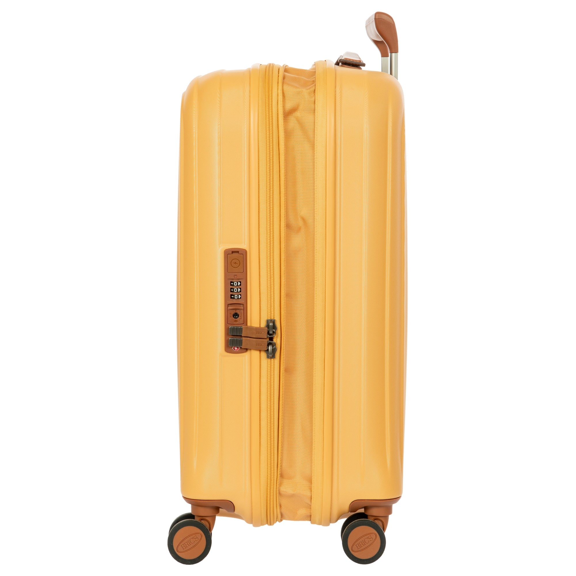 Brics Taormina - 4-Rollen-Kabinentrolley S 55 cm erw. USB (honig) - Image 3