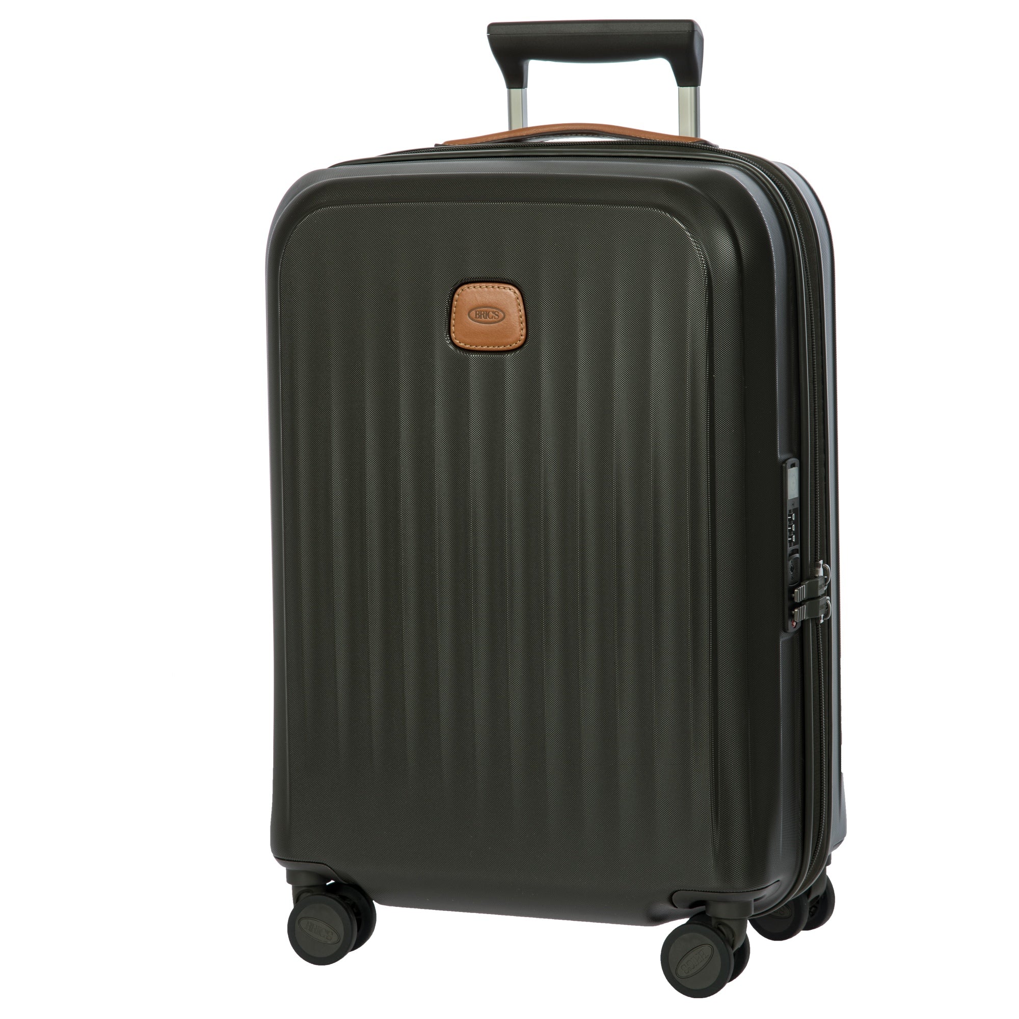 Brics Taormina - 4-Rollen-Kabinentrolley S 55 cm erw. USB (olive) - Image 2