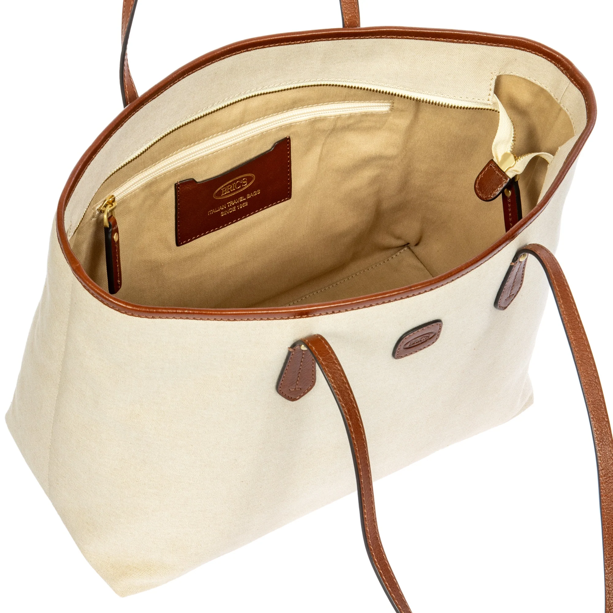 Brics Volterra Trama - Shopper 41 cm (cappuccino) - Image 5