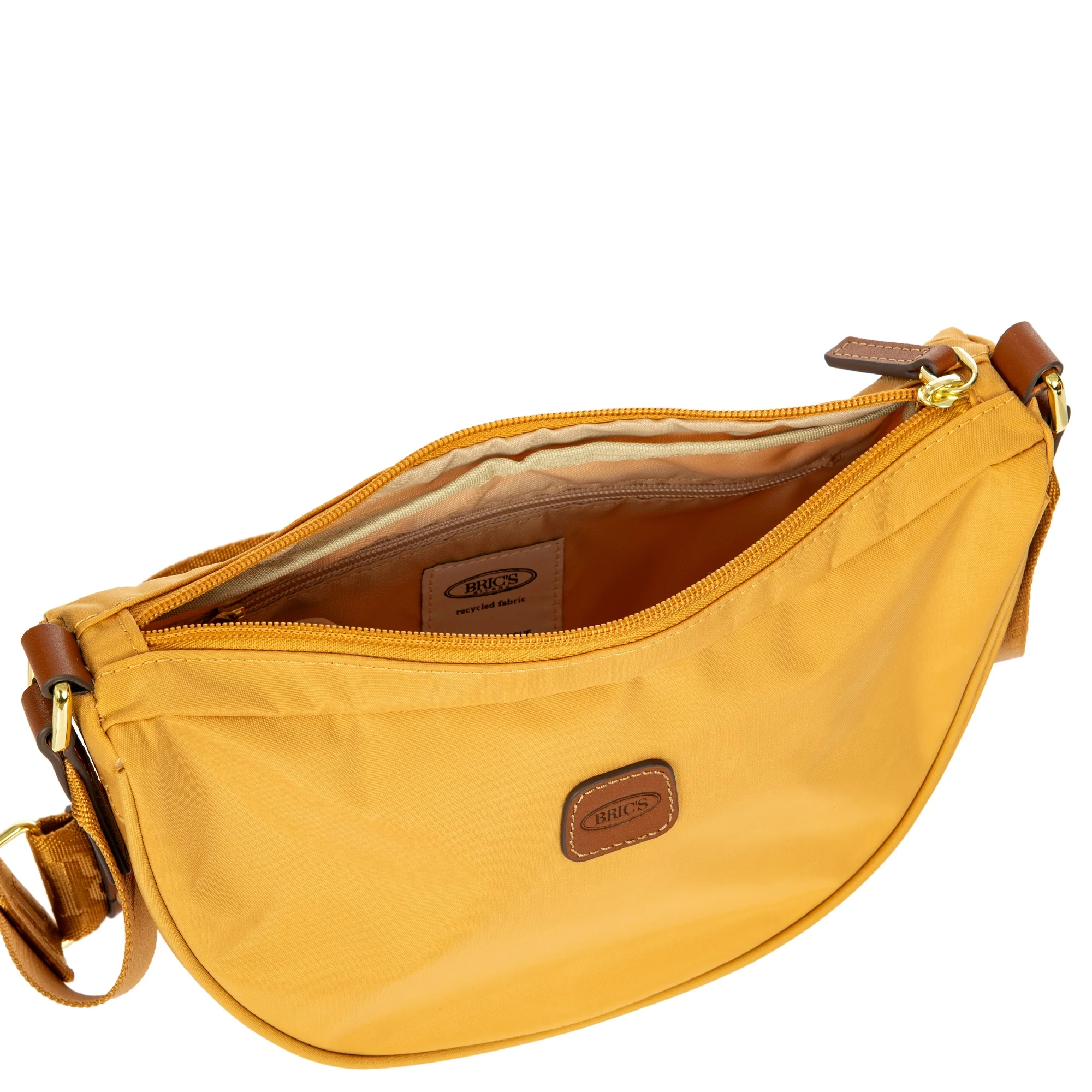 Brics X-Bag Halfmoon - Umhängetasche 26 cm (honey) - Image 5