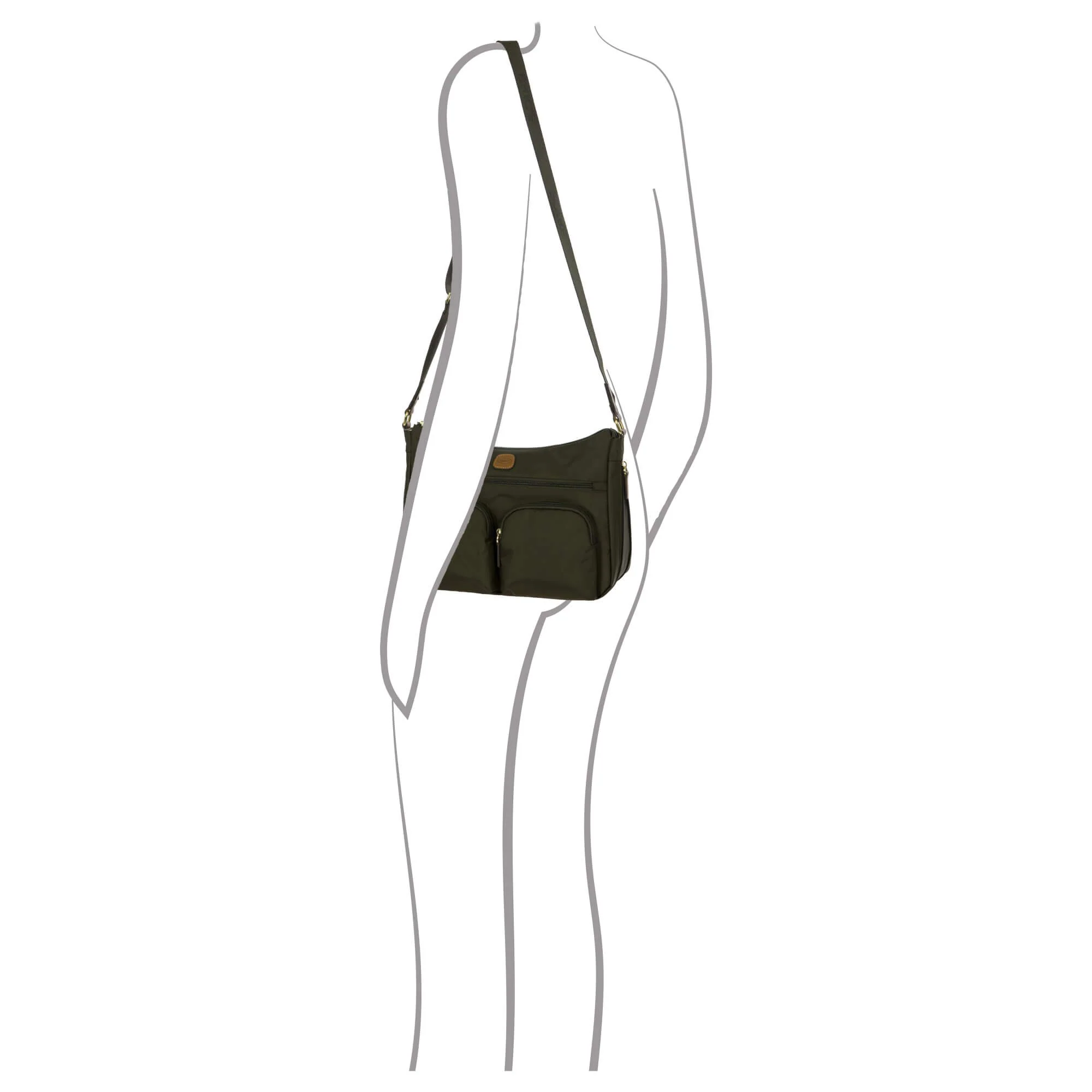 Brics X-Bag Shopper M - Schultertasche 34 cm (olive) - Image 6