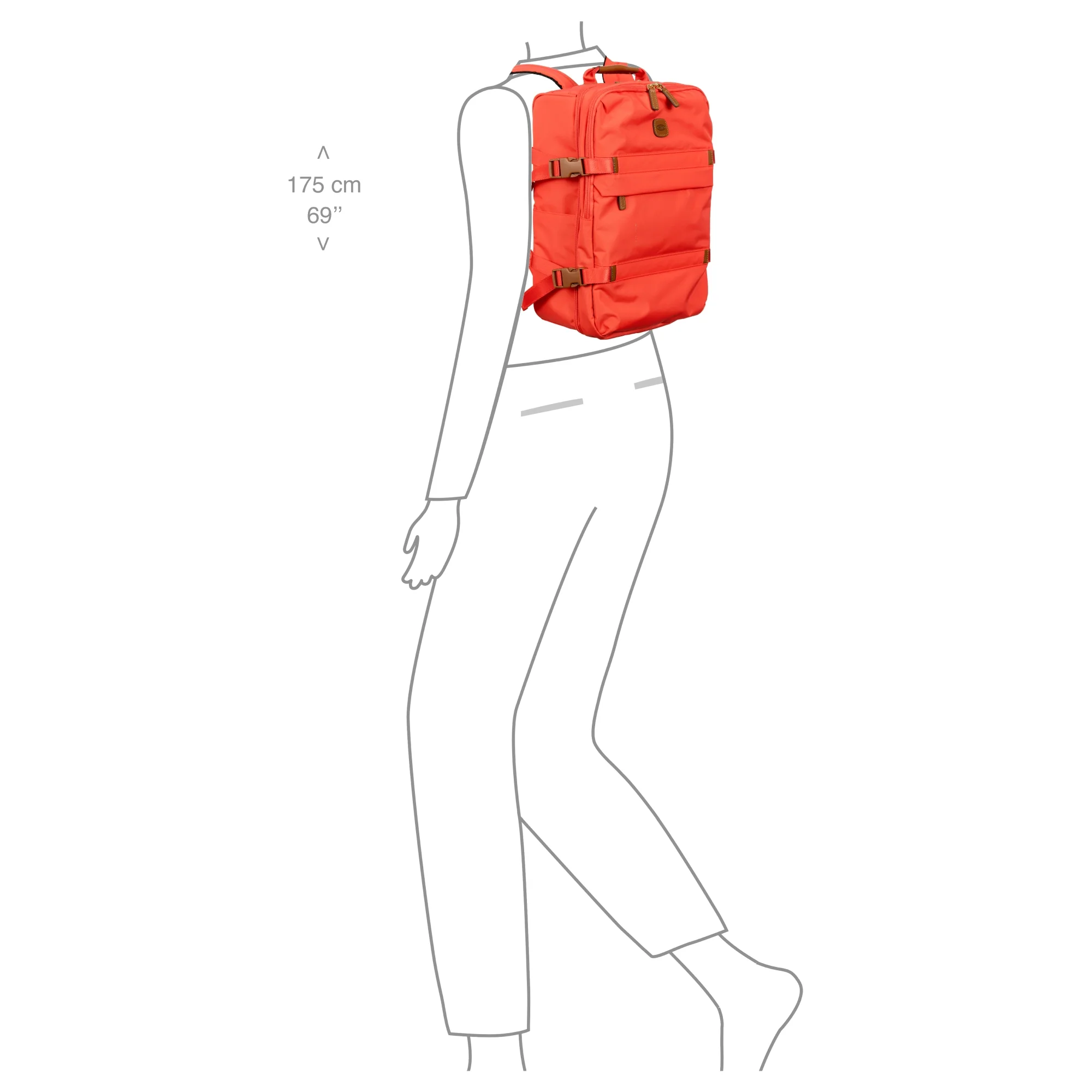 Brics X-Bag Travel - Reiserucksack 42 cm (poppy) - Image 7