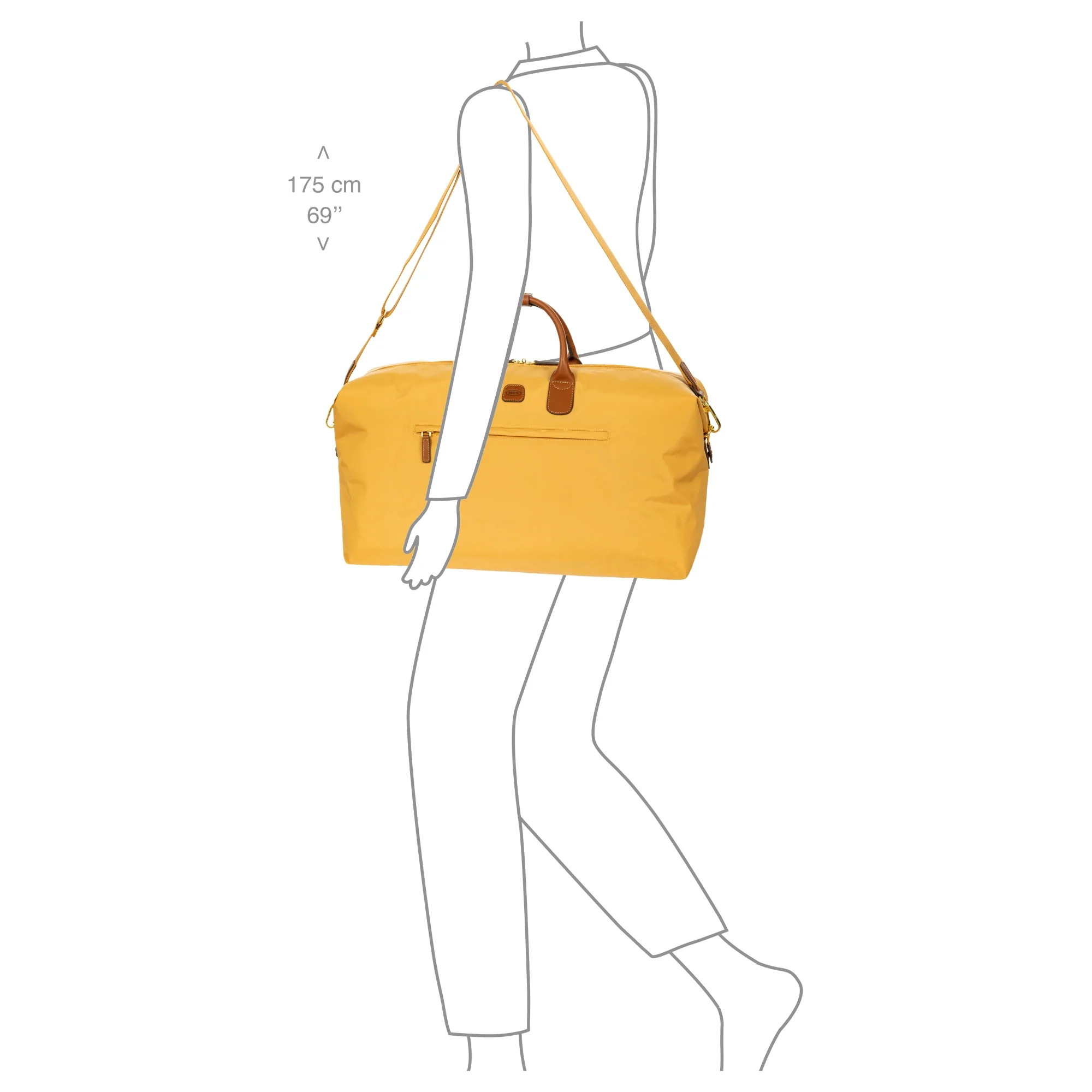 Brics X-Travel Weekender - Reisetasche 55 cm (honey) - Image 7