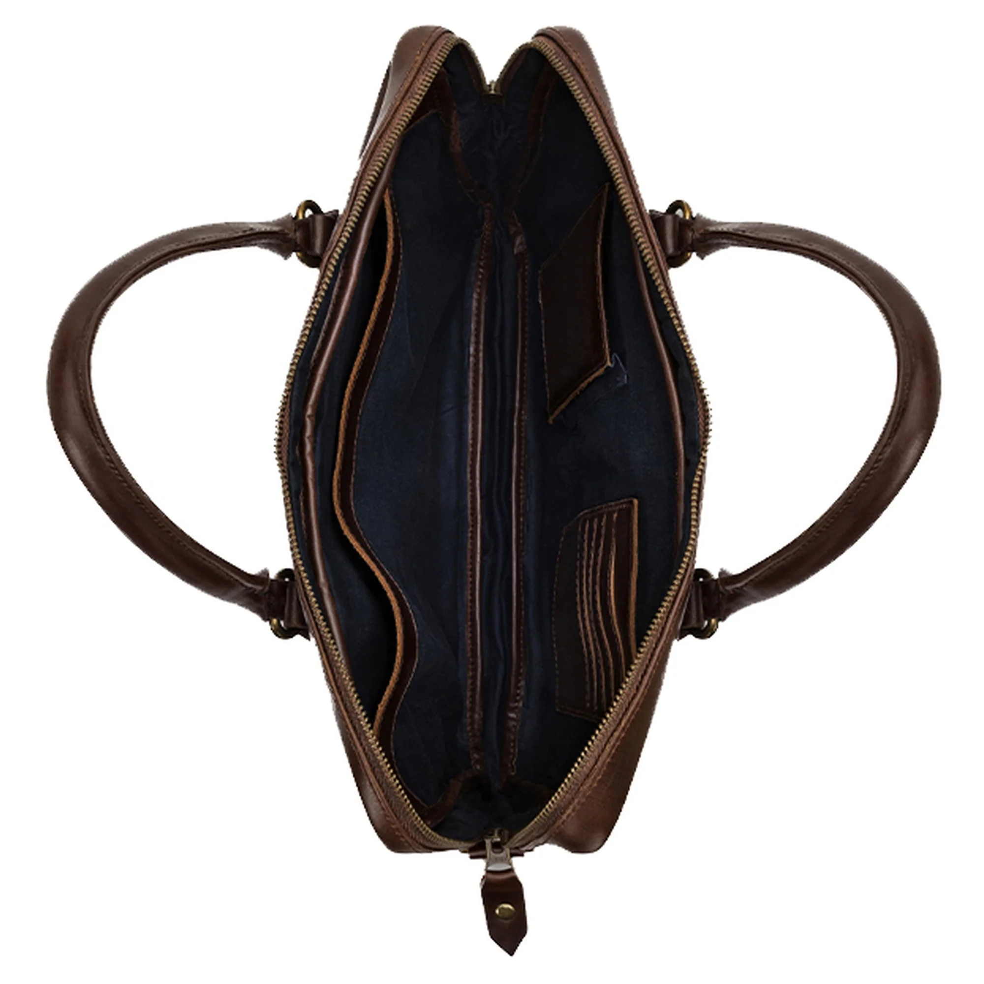 Buckle & Seam Cali Laptoptasche 15" 36 cm (brown/blu) - Image 2