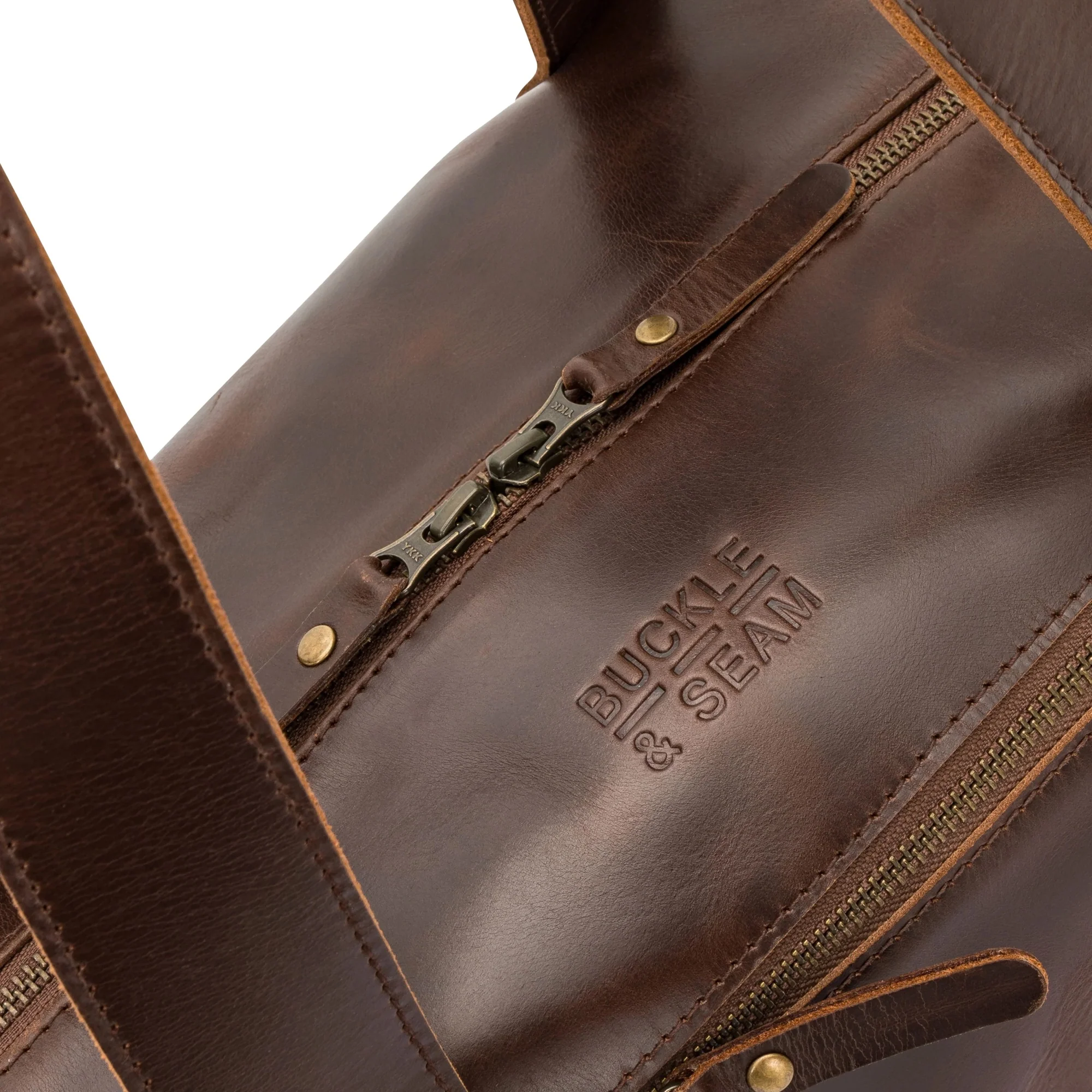 Buckle & Seam Chap Reisetasche 40 cm (braun) - Image 6