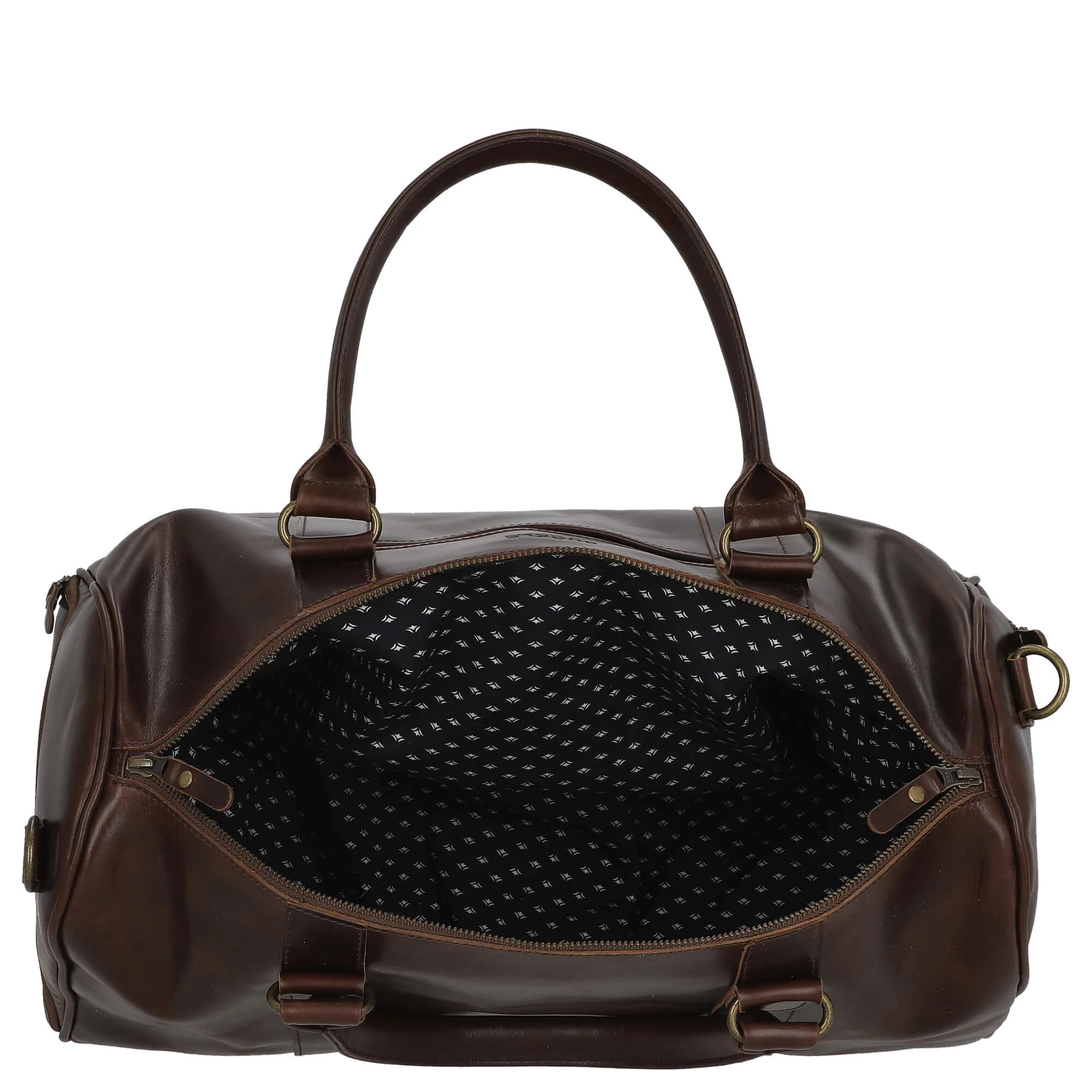 Buckle & Seam Collin - Reisetasche 48 cm (braun/dots) - Image 6