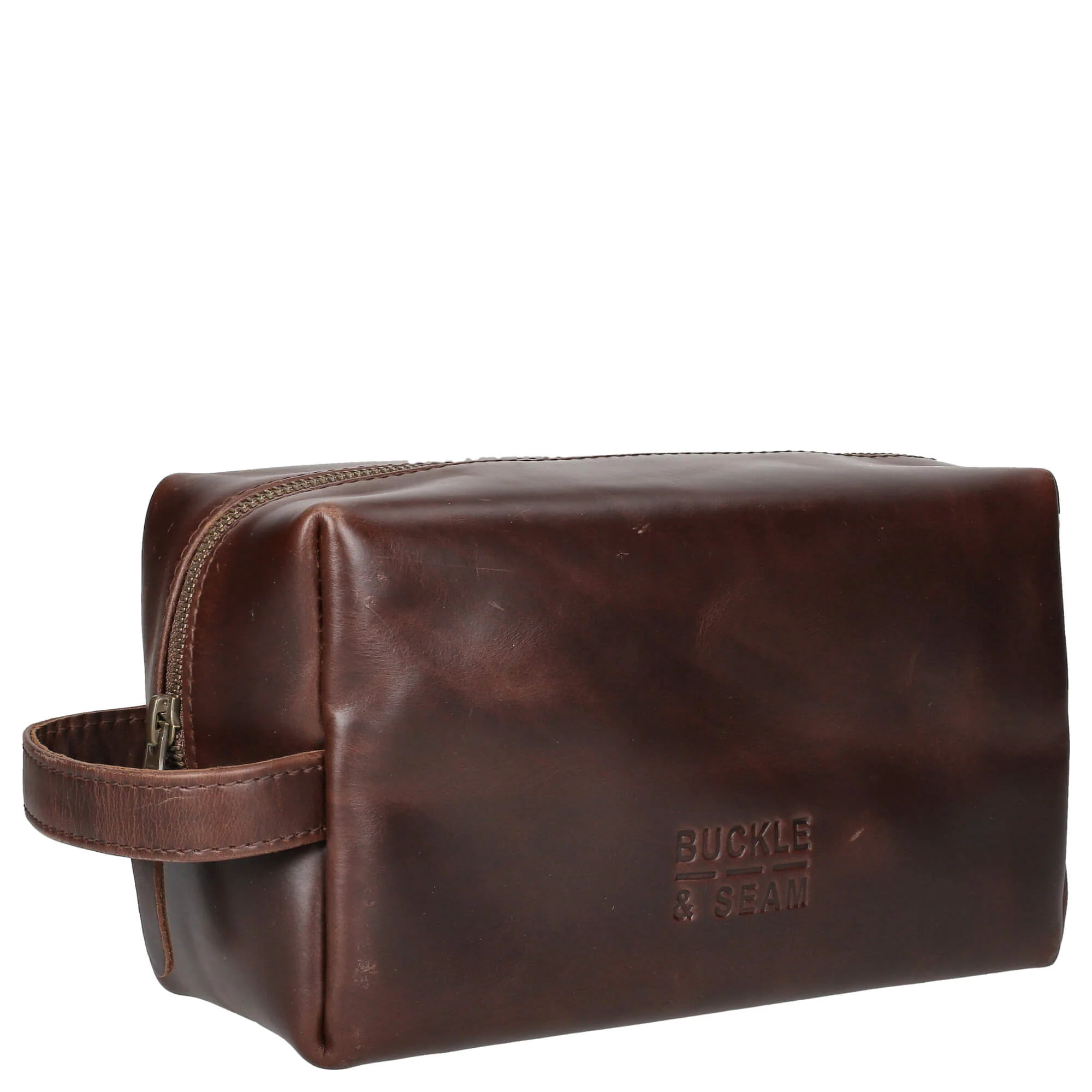 Buckle & Seam Everest - Kulturbeutel 22 cm (brown) - Image 5