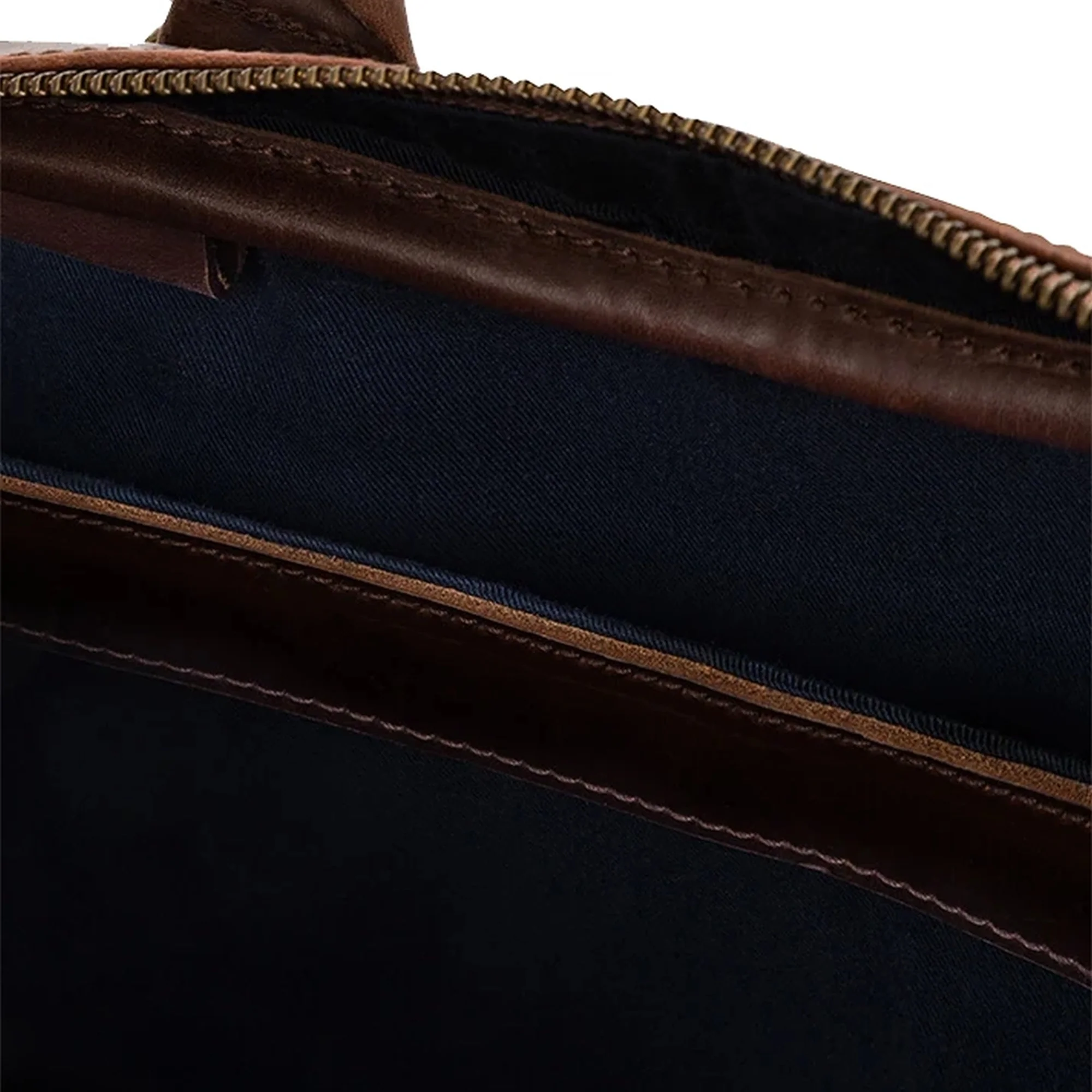 Buckle & Seam Everett - Aktentasche 16" 38 cm (brown/blu) - Image 4