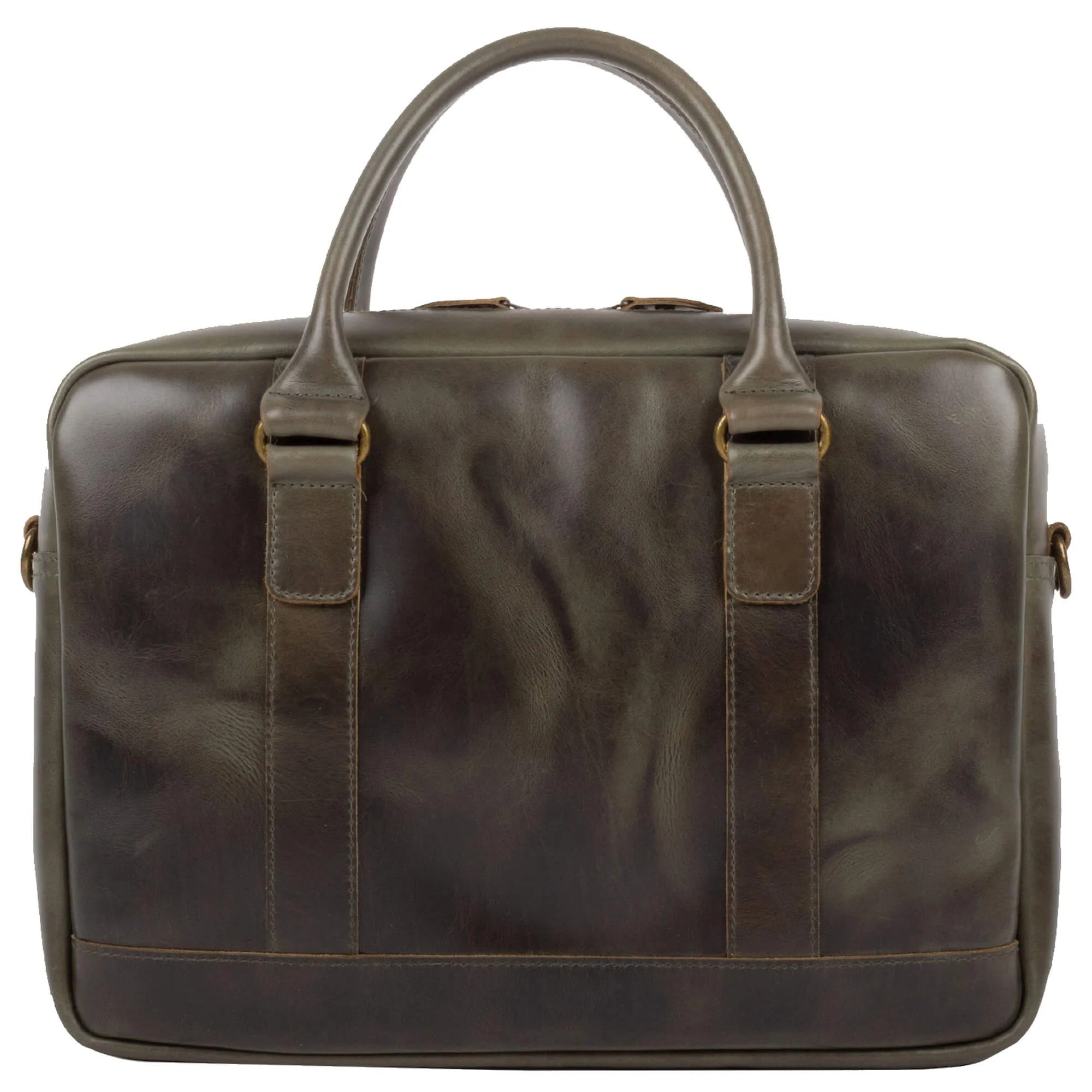 Buckle & Seam Everett - Aktentasche 16" 38 cm (olive) - Image 3