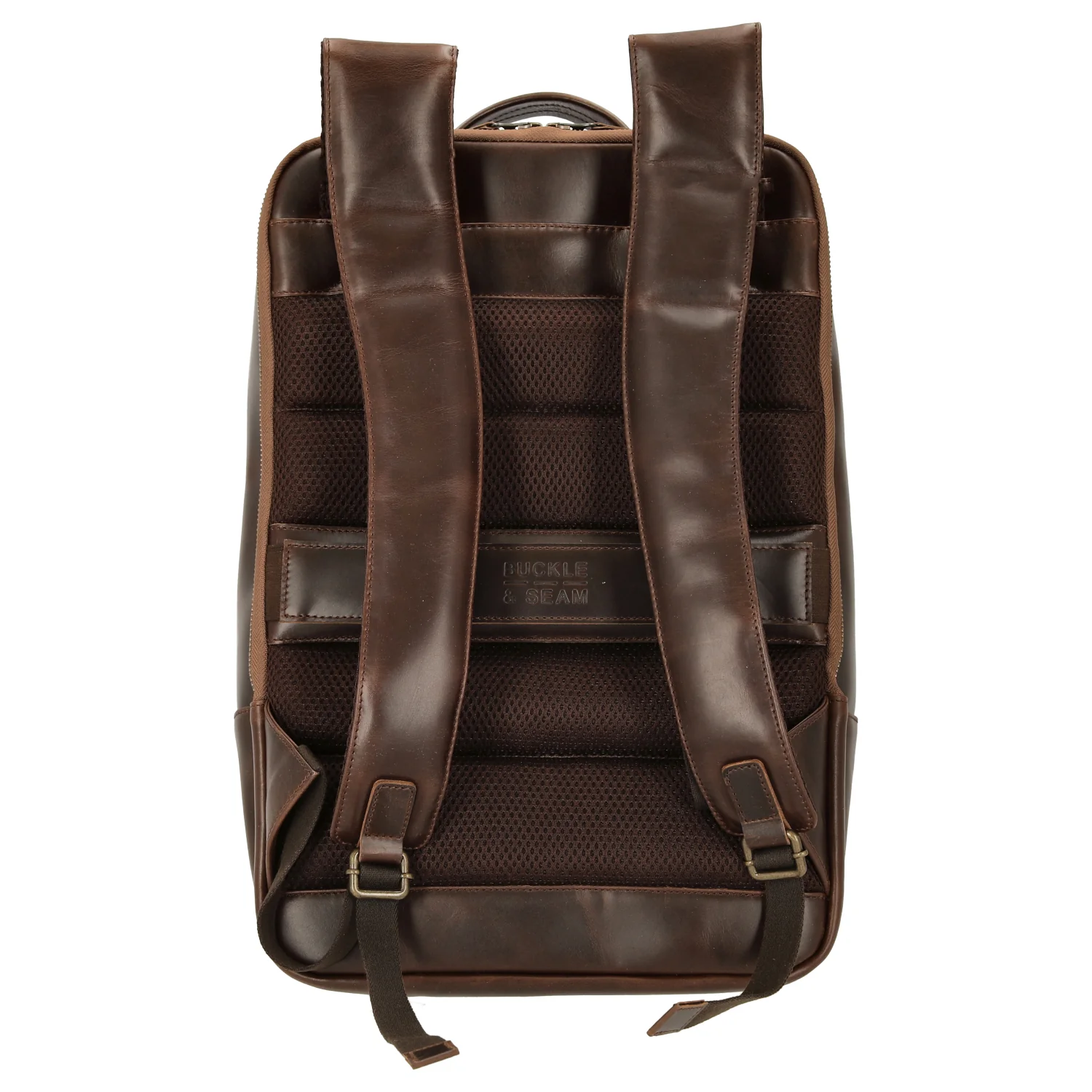 Buckle & Seam Leon - Rucksack 15" 41 cm (brown/dots) - Image 4