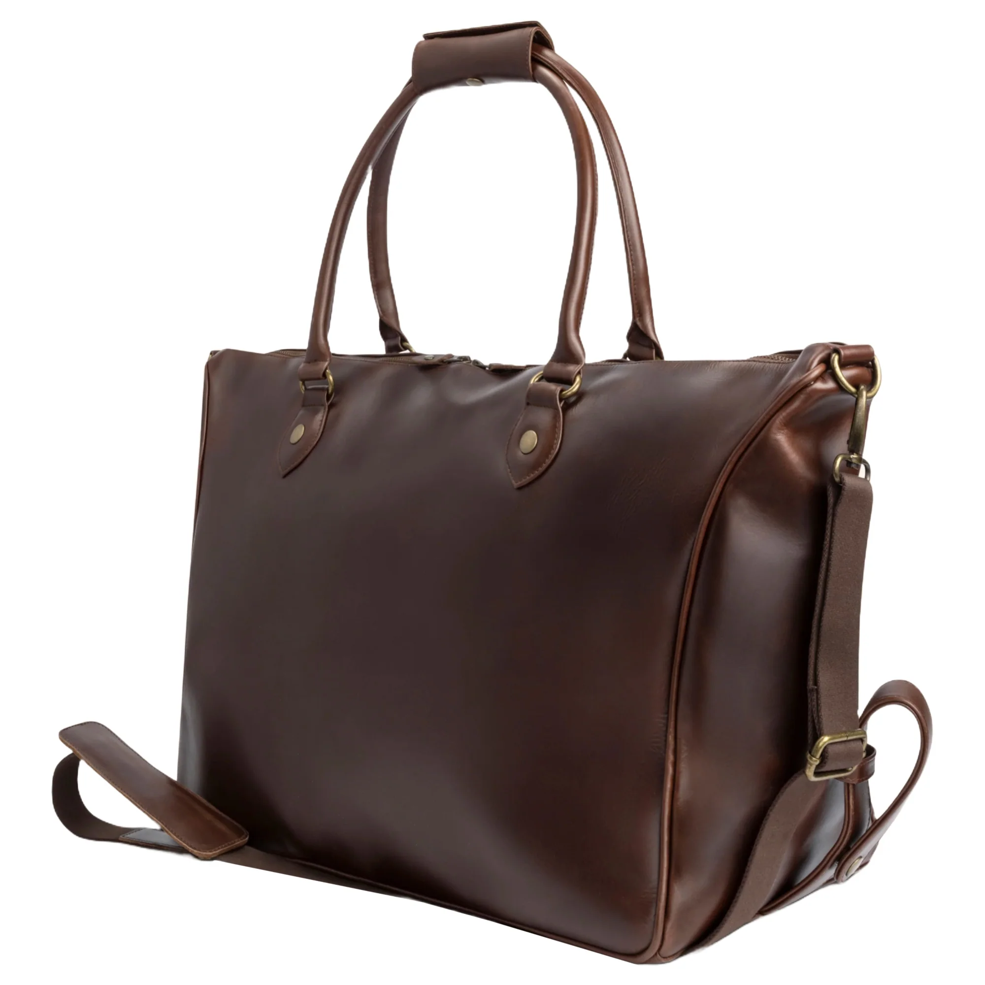 Buckle & Seam Linwood Weekender - Reisetasche 50 cm Leder (braun) - Image 2
