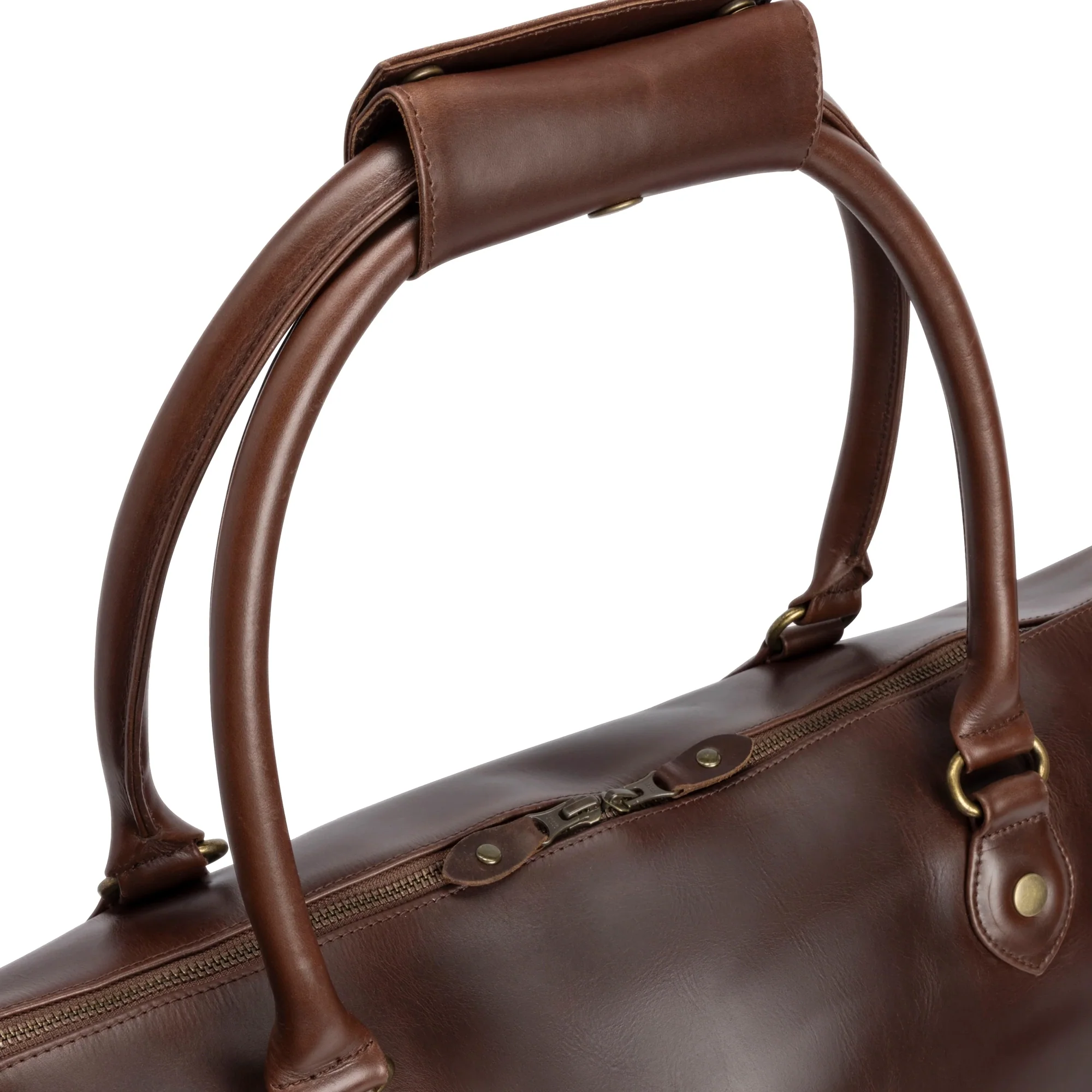 Buckle & Seam Linwood Weekender - Reisetasche 50 cm Leder (braun) - Image 6