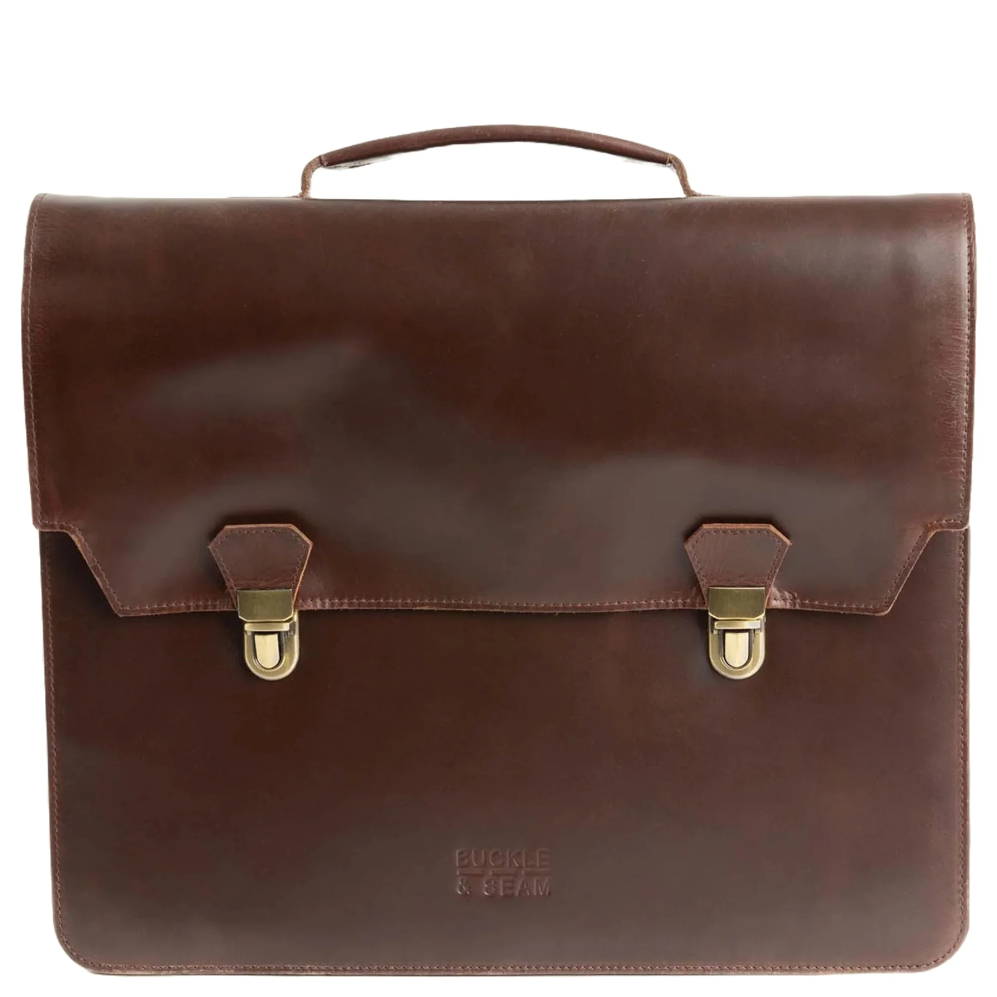 Buckle & Seam Notes - Aktentasche 15" 40 cm (braun)