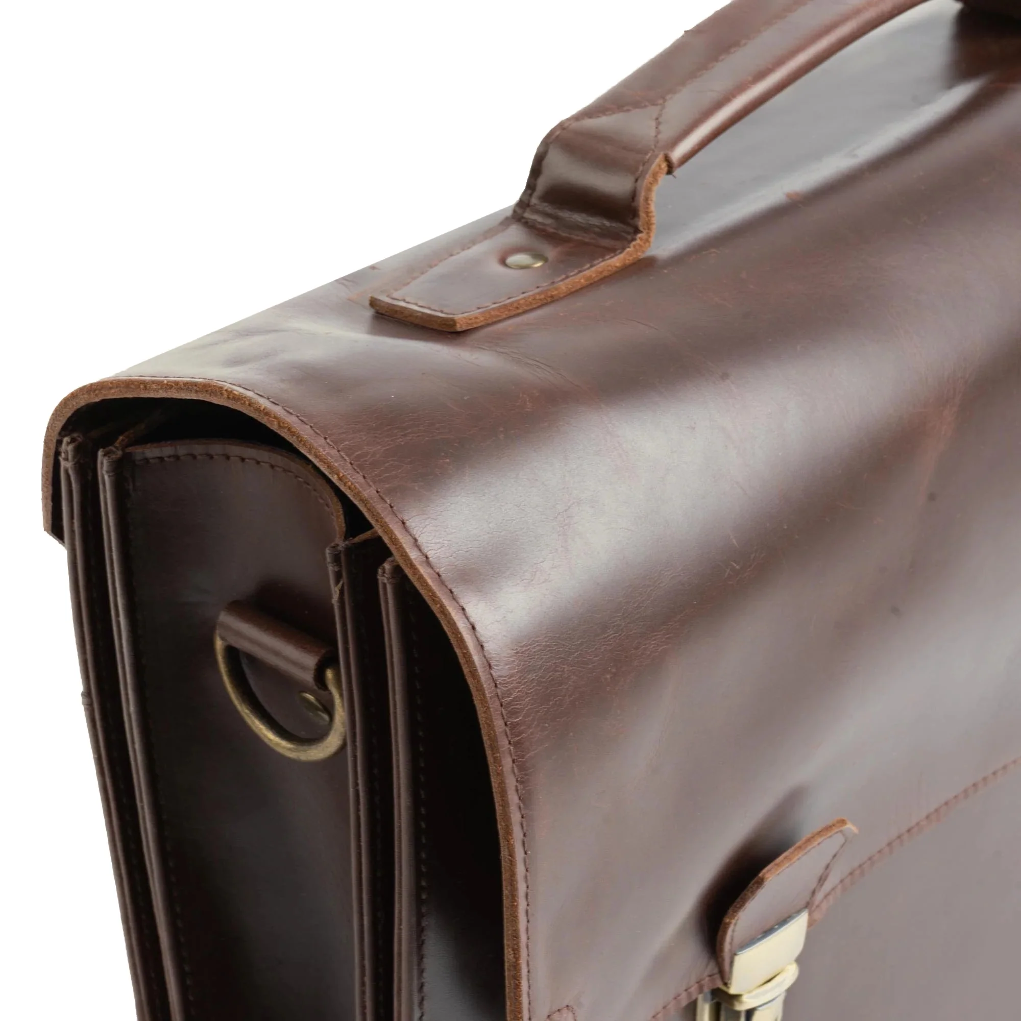Buckle & Seam Notes - Aktentasche 15" 40 cm (braun) - Image 4