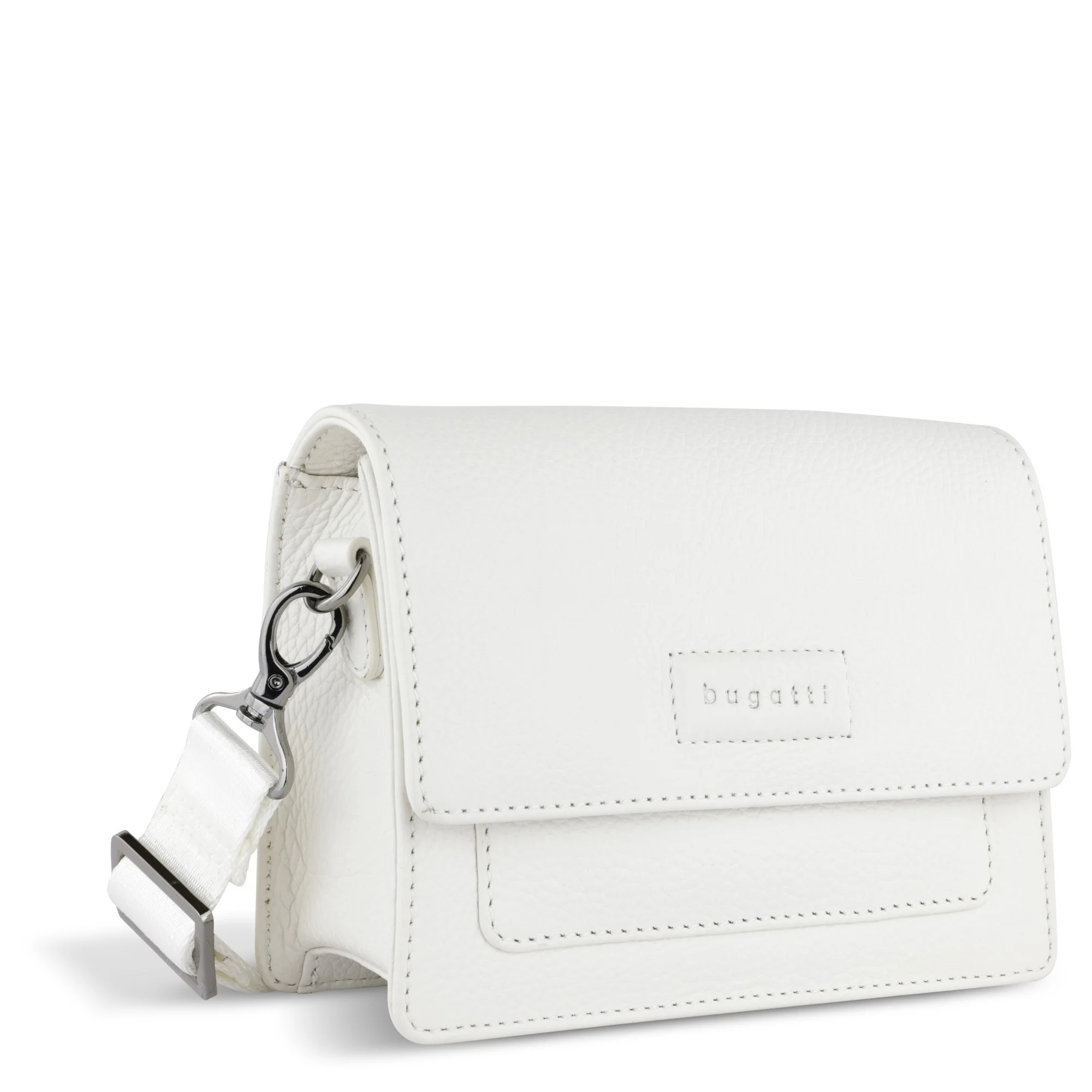 bugatti Elsa - Umhängetasche Leder S 18.5 cm (weiß) - Image 2