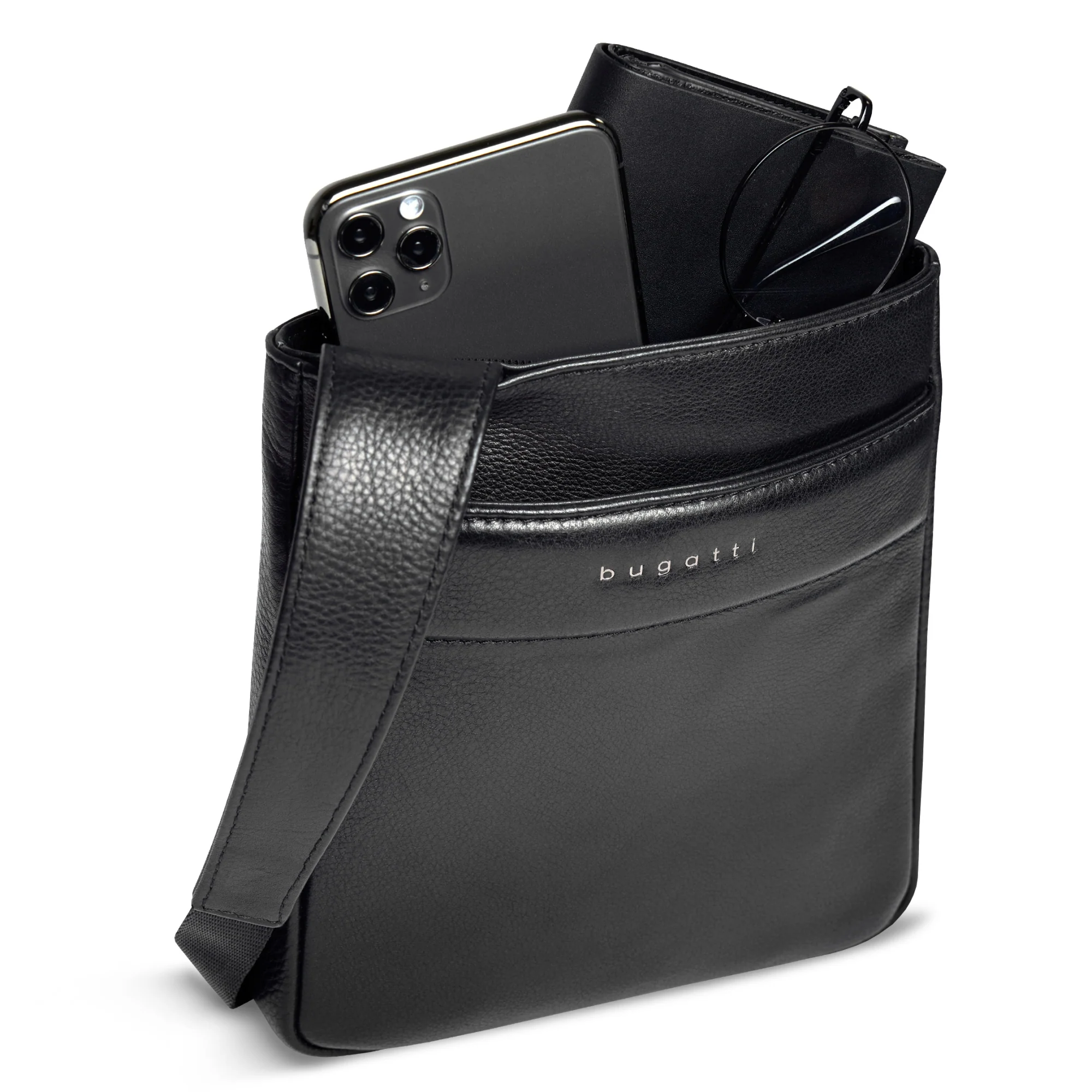 bugatti Nome - Schultertasche 19 cm (schwarz) - Image 4